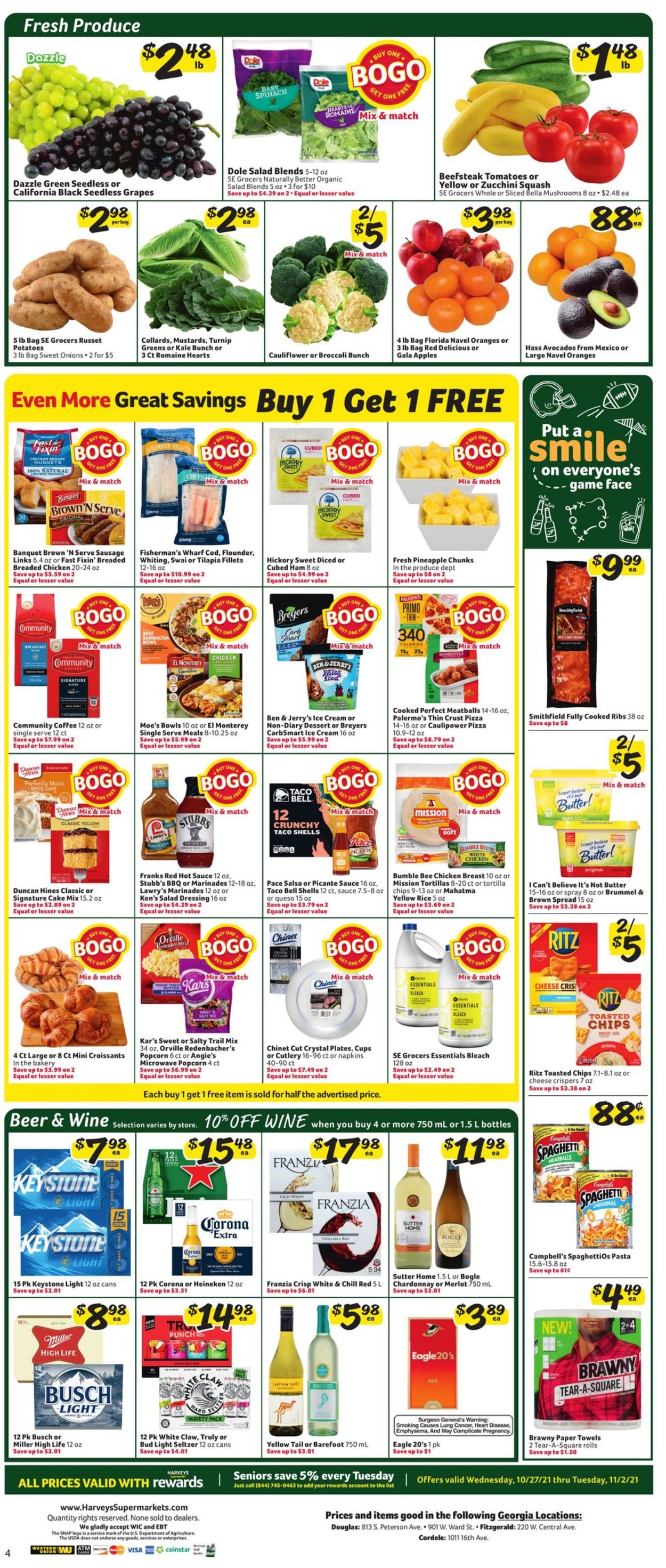 Harveys Supermarket Weekly Ad Circular - valid 10/27-11/02/2021 (Page 5)