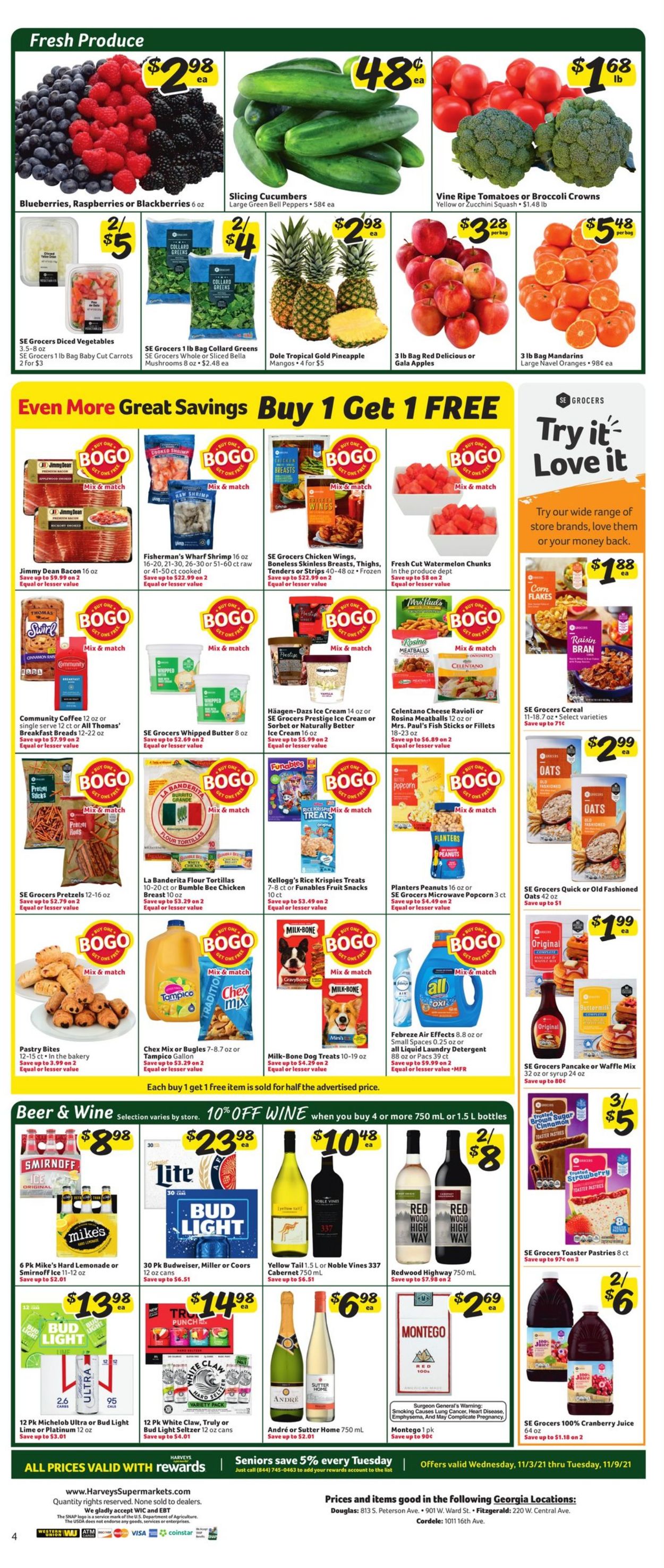 Harveys Supermarket Weekly Ad Circular - valid 11/03-11/09/2021 (Page 6)