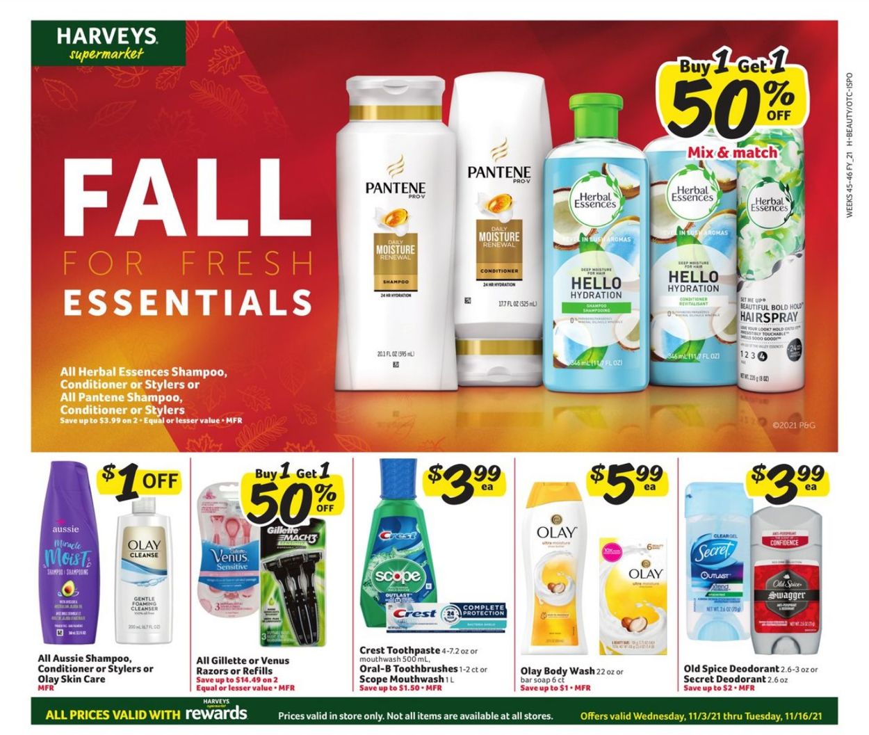 Harveys Supermarket Weekly Ad Circular - valid 11/03-11/16/2021