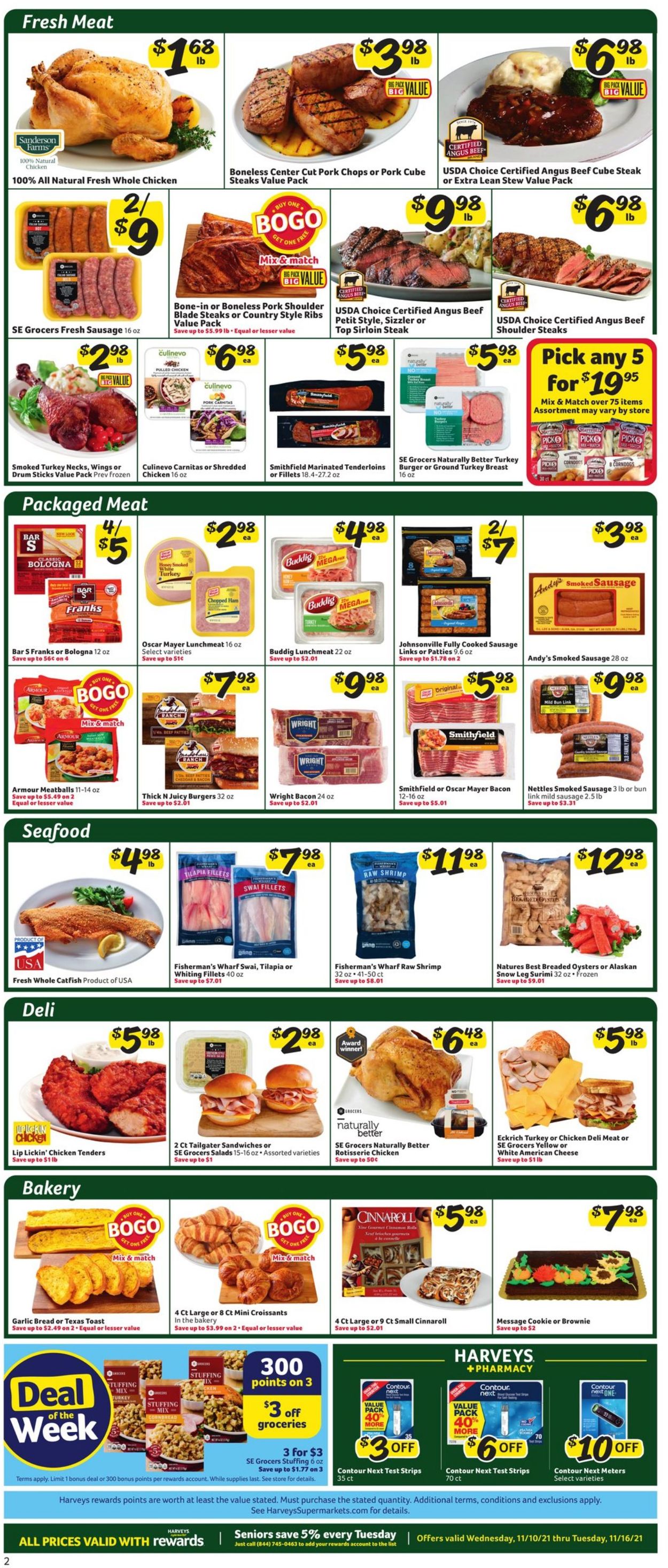 Harveys Supermarket Weekly Ad Circular - valid 11/10-11/16/2021 (Page 3)