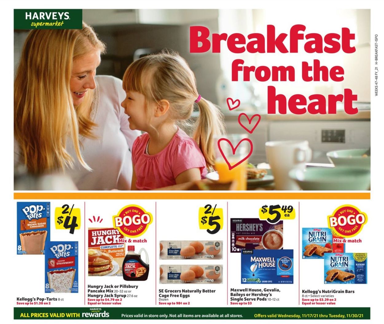 Harveys Supermarket Weekly Ad Circular - valid 11/17-11/30/2021
