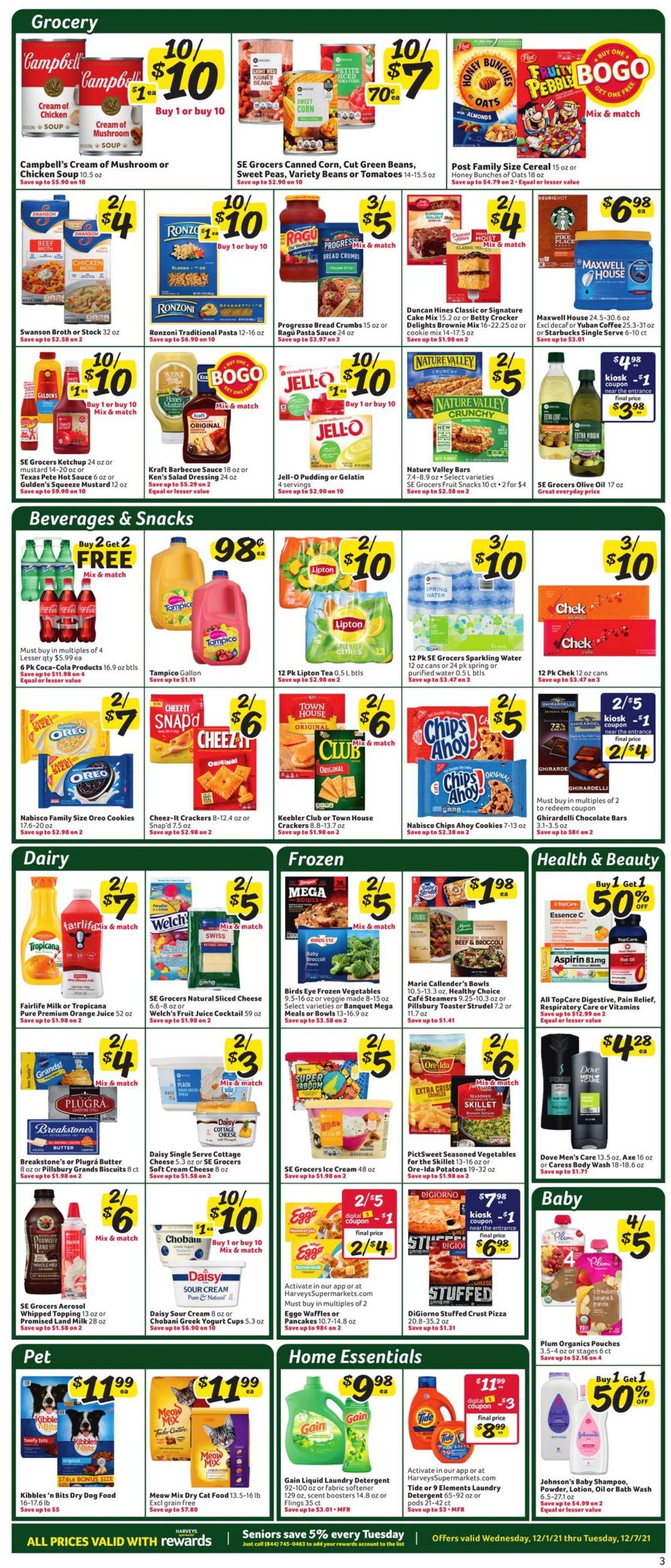 Harveys Supermarket Weekly Ad Circular - valid 12/01-12/07/2021 (Page 4)