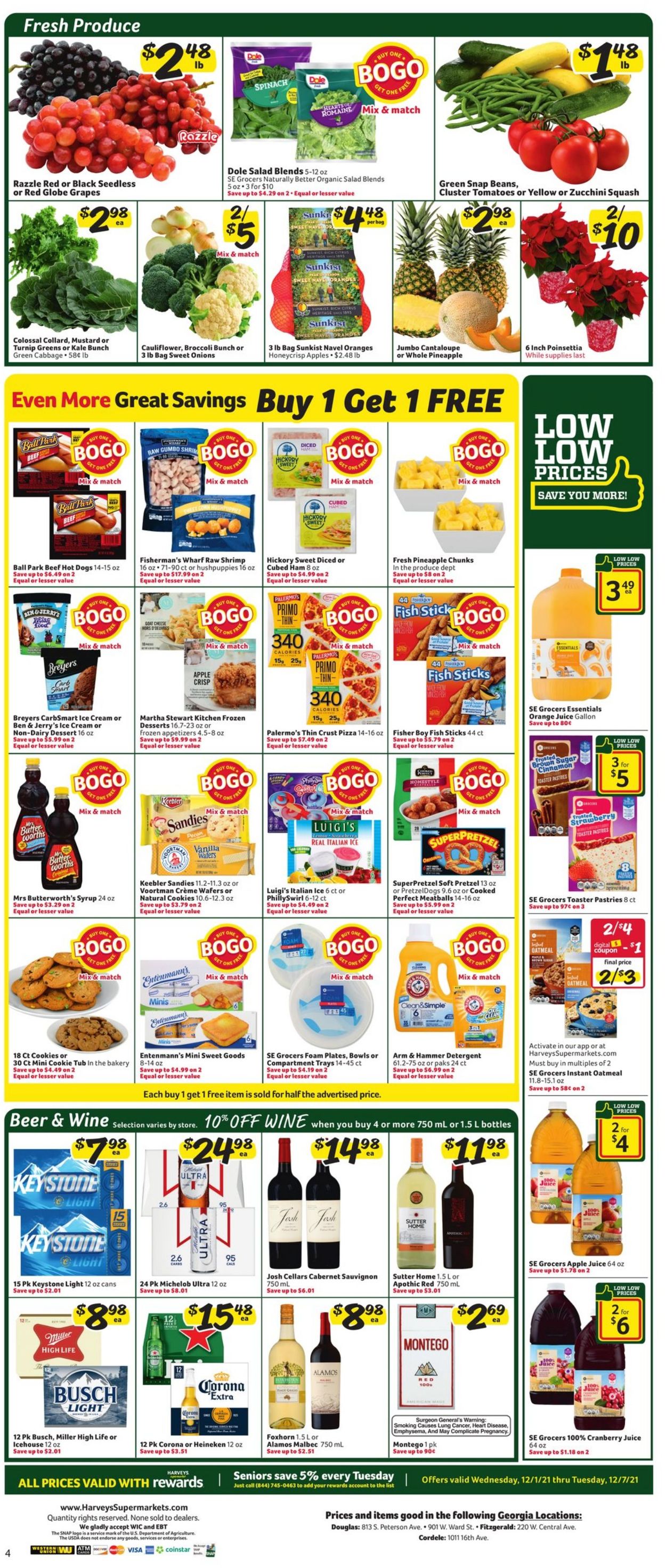 Harveys Supermarket Weekly Ad Circular - valid 12/01-12/07/2021 (Page 5)