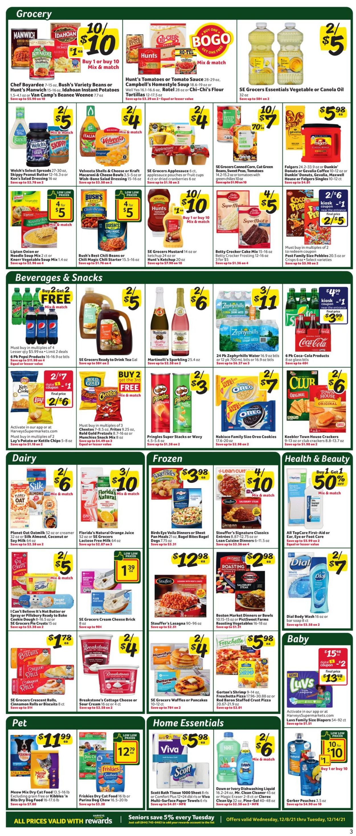 Harveys Supermarket - HOLIDAY 2021 Weekly Ad Circular - valid 12/08-12/14/2021 (Page 6)