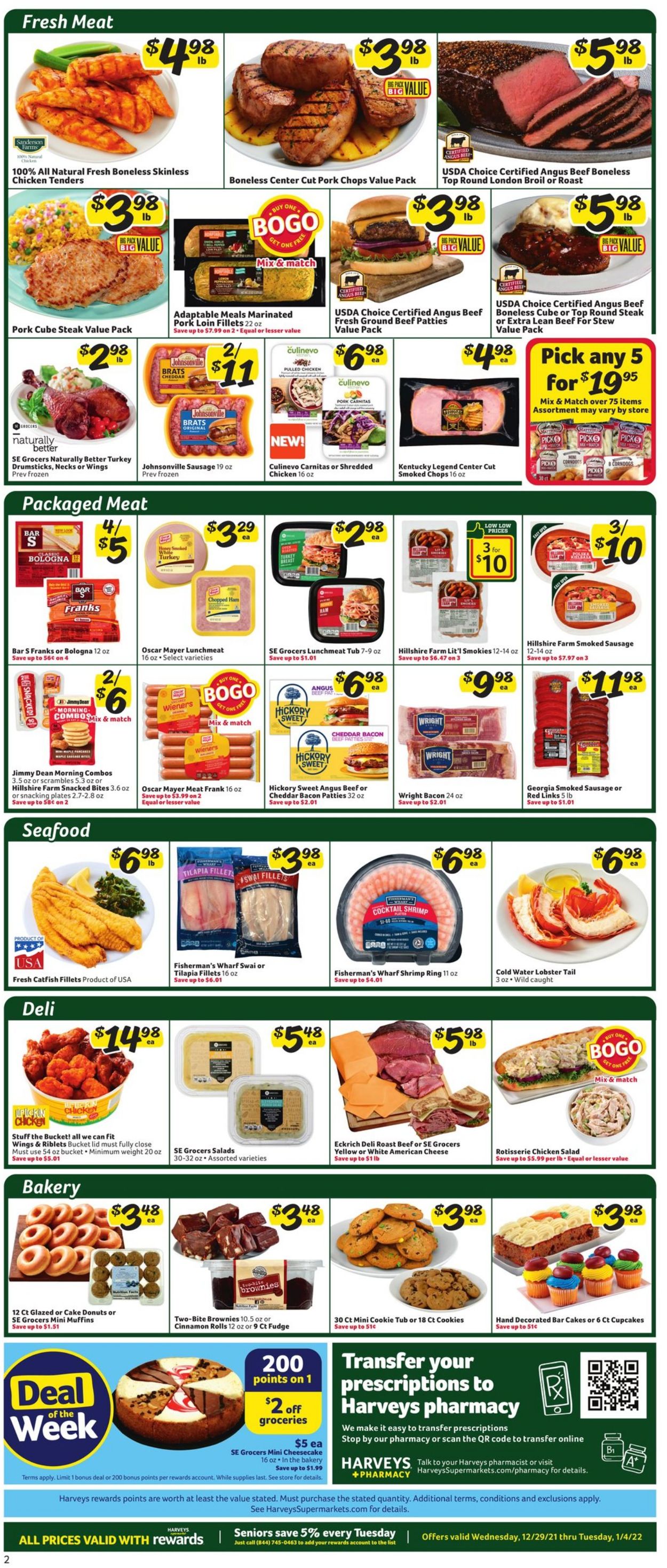 Harveys Supermarket Weekly Ad Circular - valid 12/29-01/04/2022 (Page 3)
