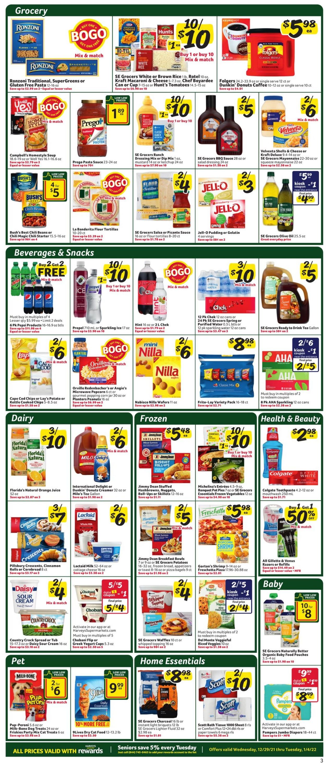 Harveys Supermarket Weekly Ad Circular - valid 12/29-01/04/2022 (Page 4)
