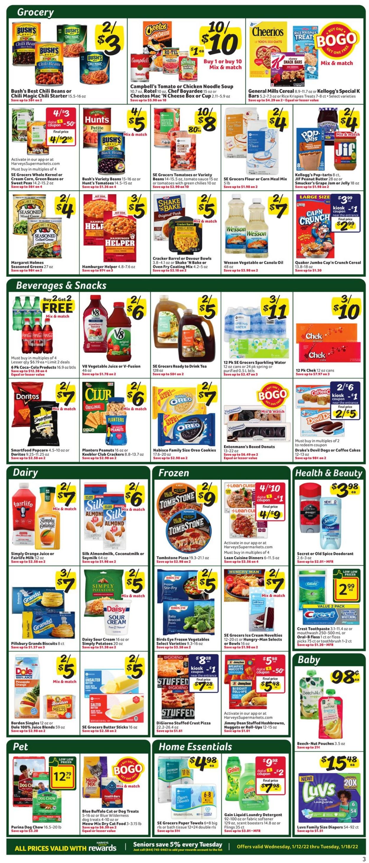 Harveys Supermarket Weekly Ad Circular - valid 01/12-01/18/2022 (Page 4)
