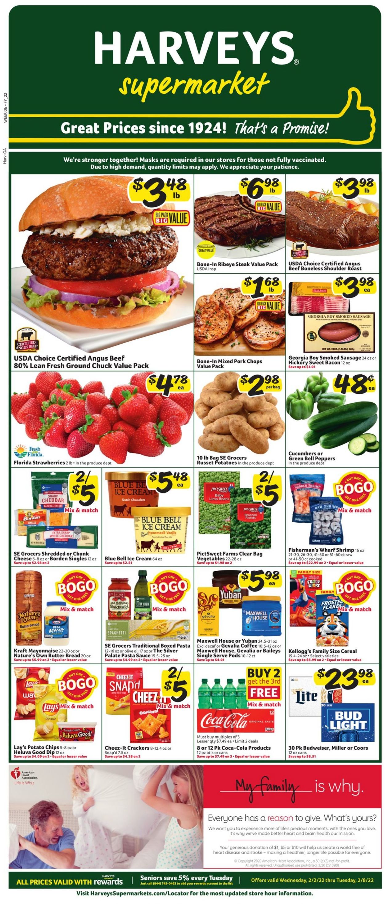 Harveys Supermarket Weekly Ad Circular - valid 02/02-02/08/2022
