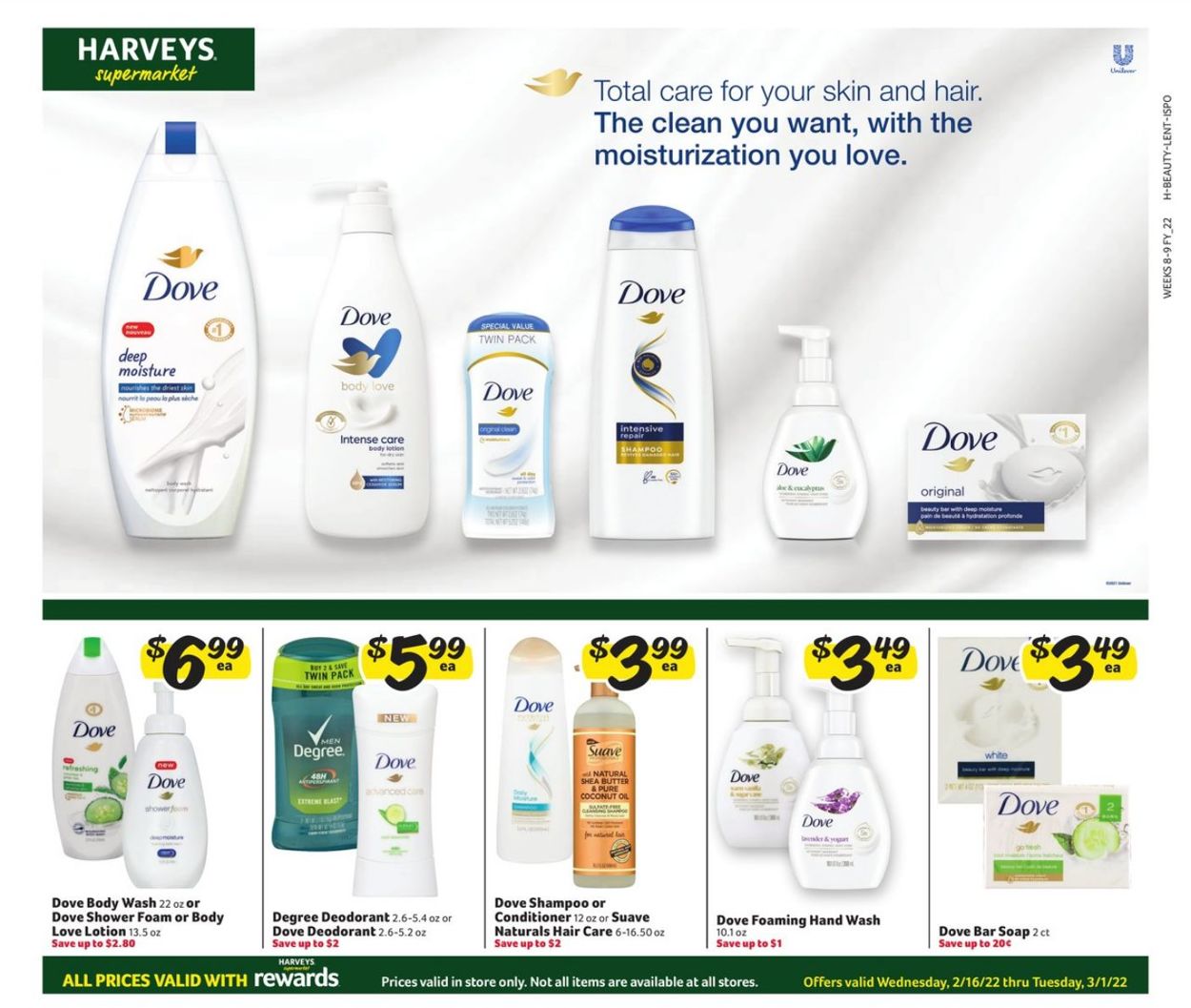 Harveys Supermarket Weekly Ad Circular - valid 02/16-03/01/2022