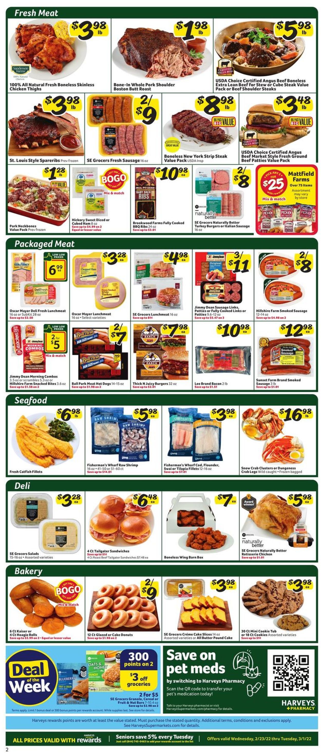 Harveys Supermarket Weekly Ad Circular - valid 02/23-03/01/2022 (Page 4)