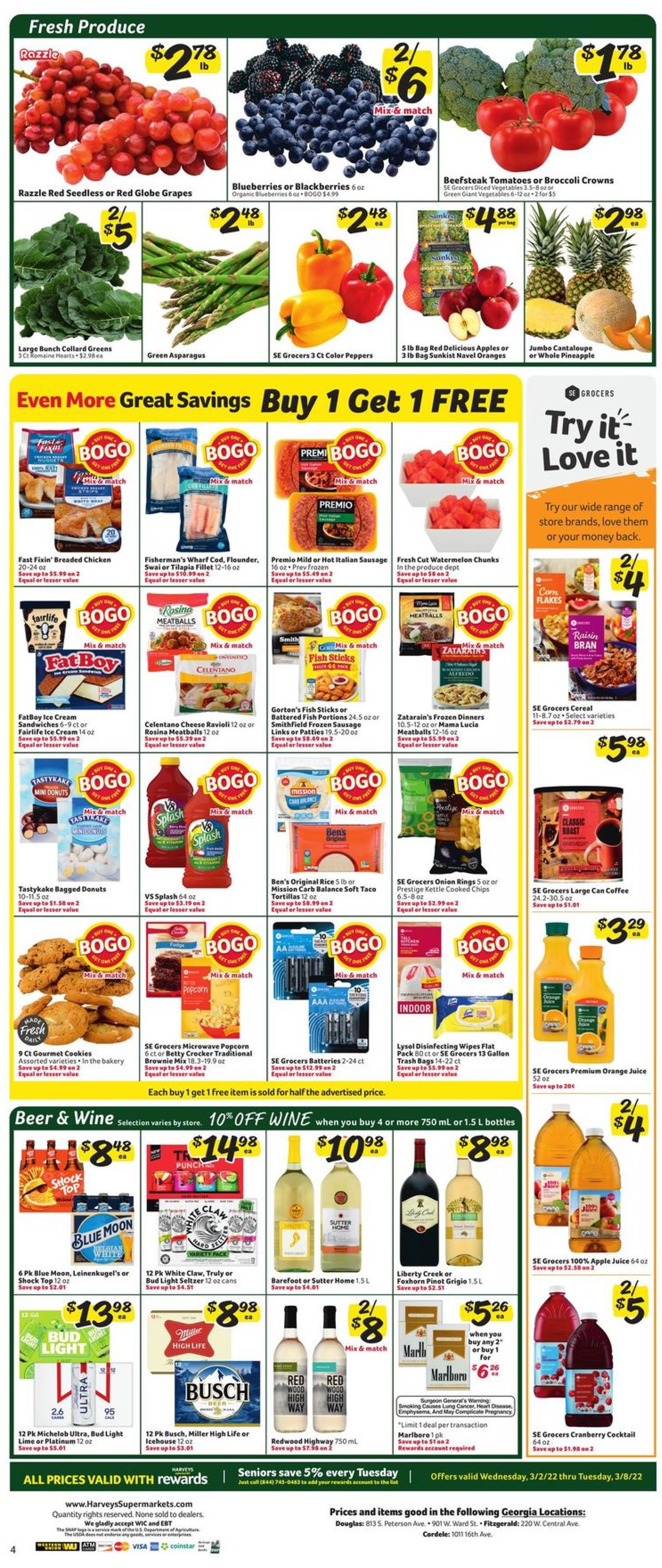 Harveys Supermarket Weekly Ad Circular - valid 03/02-03/08/2022 (Page 6)