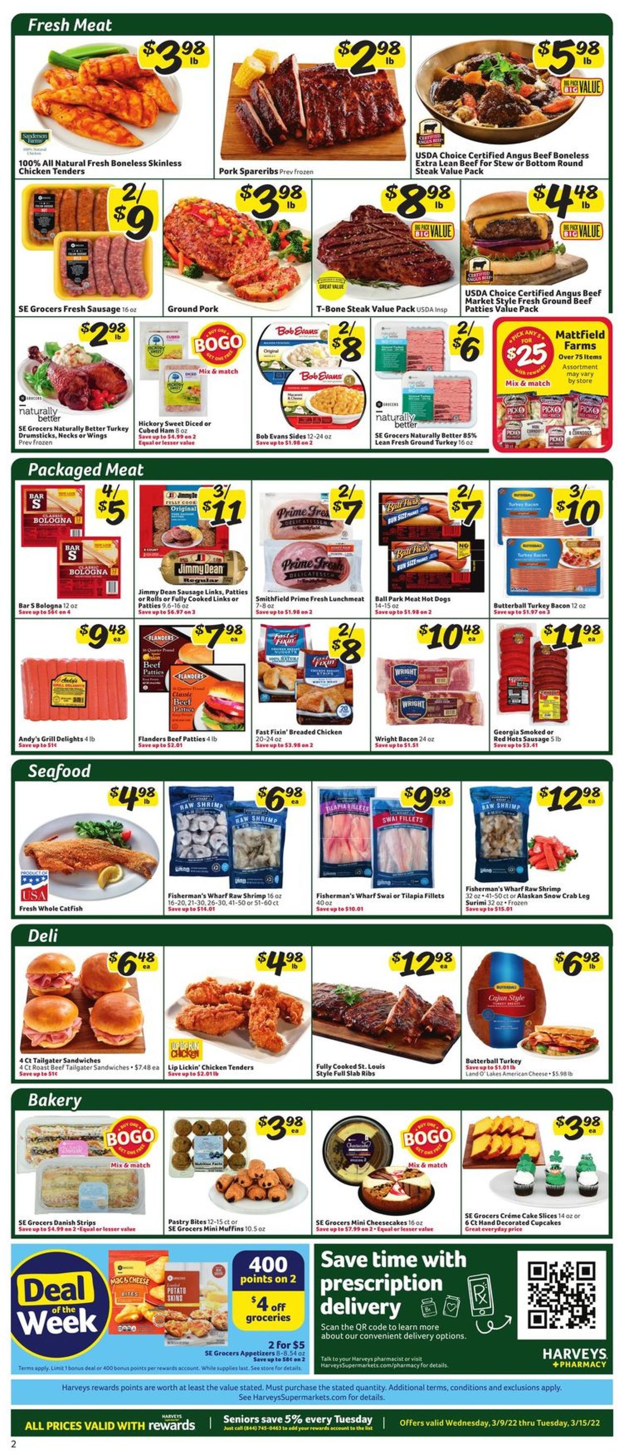 Harveys Supermarket Weekly Ad Circular - valid 03/09-03/15/2022 (Page 4)