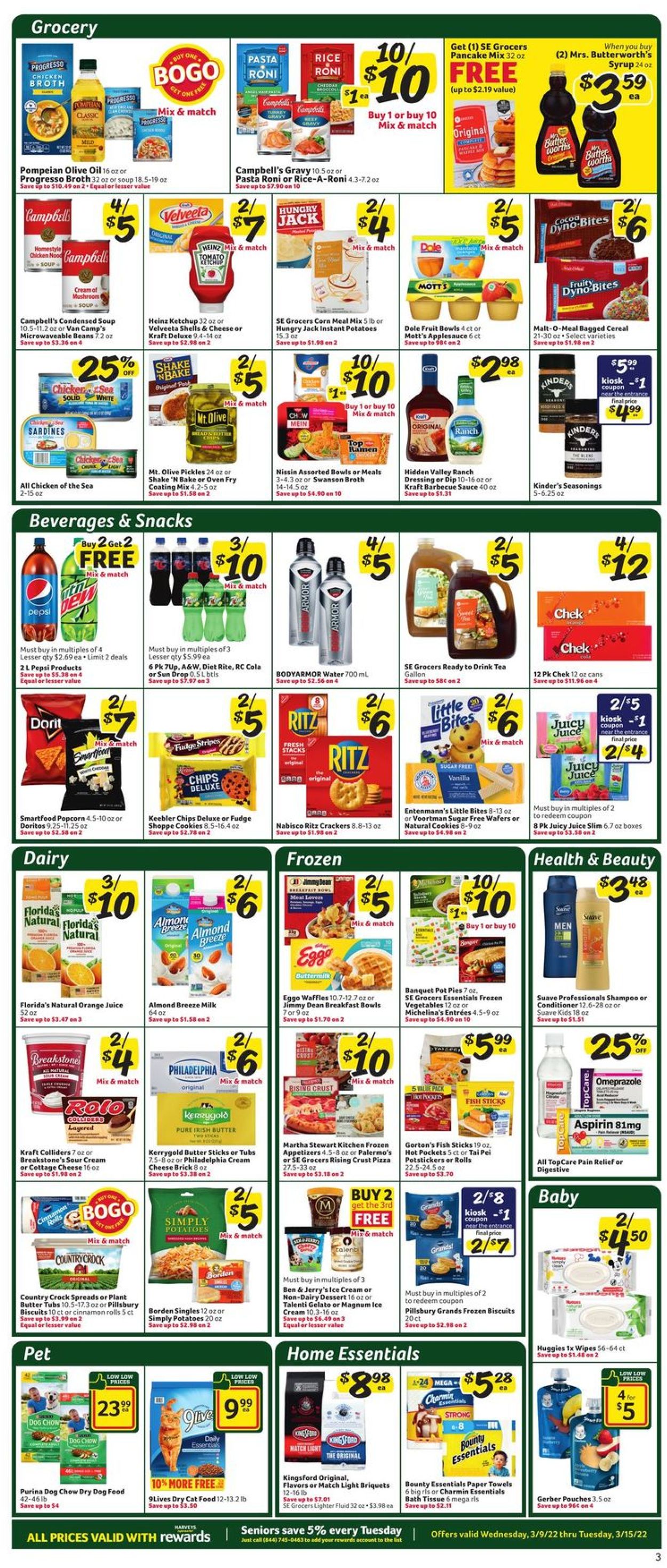 Harveys Supermarket Weekly Ad Circular - valid 03/09-03/15/2022 (Page 5)
