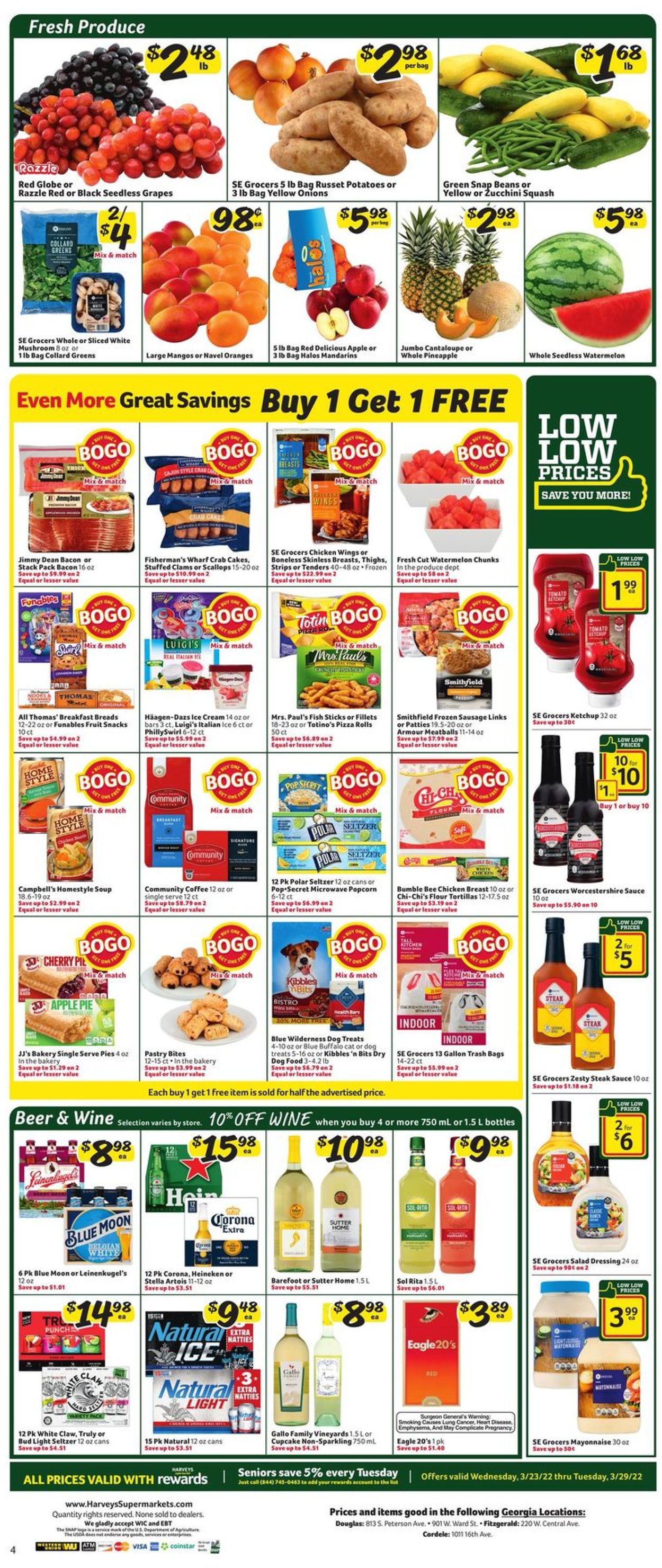 Harveys Supermarket Weekly Ad Circular - valid 03/23-03/29/2022 (Page 6)