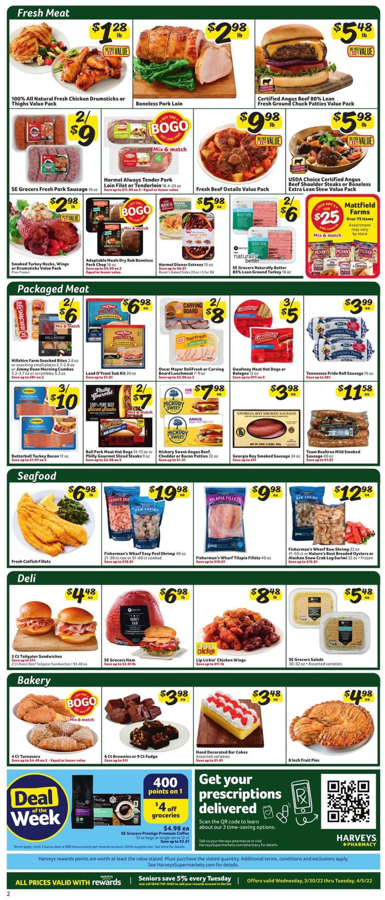 Harveys Supermarket Weekly Ad Circular - valid 03/30-04/05/2022 (Page 4)