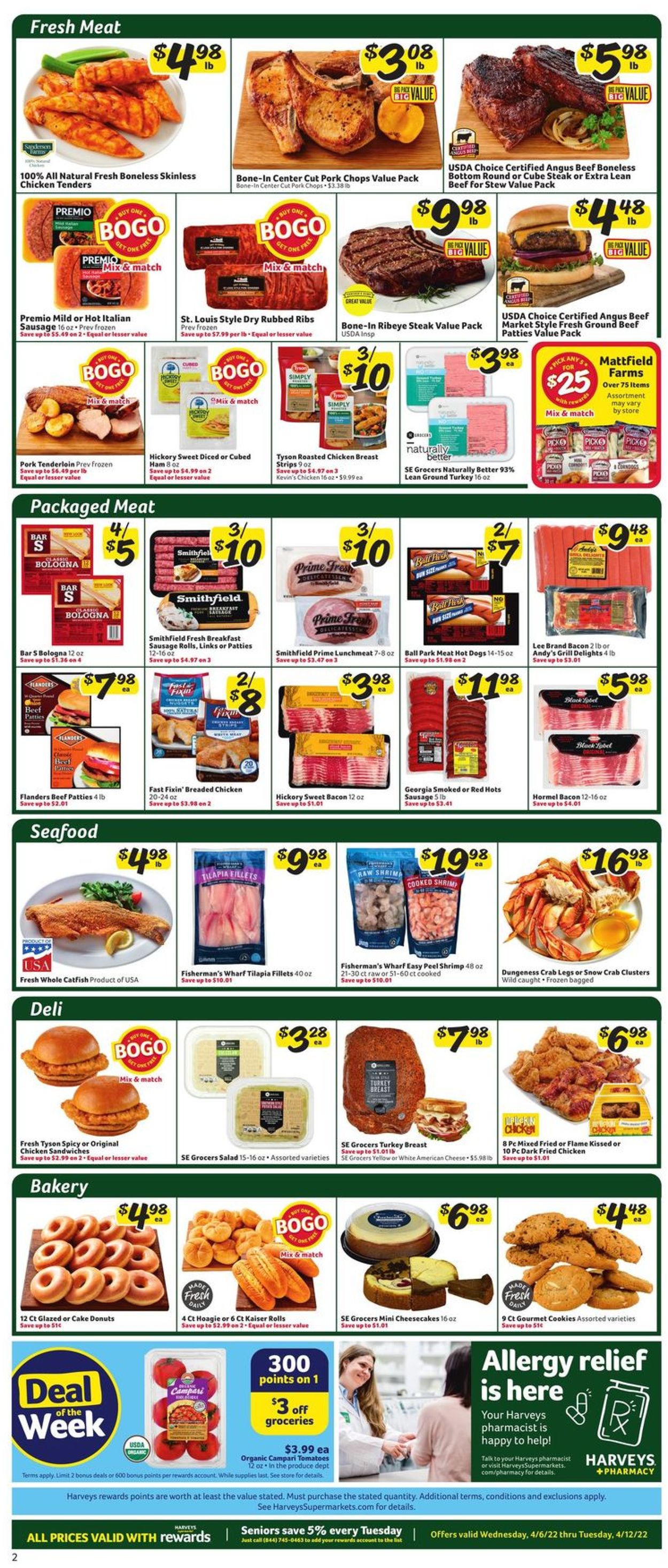 Harveys Supermarket Weekly Ad Circular - valid 04/06-04/12/2022 (Page 4)