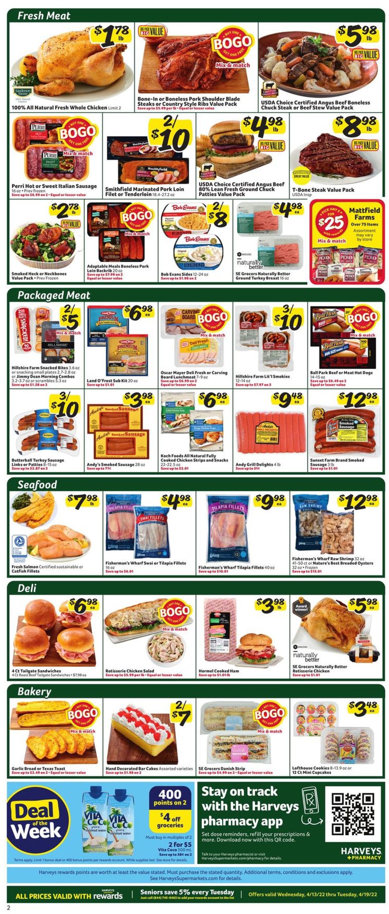 Harveys Supermarket EASTER AD 2022 Weekly Ad Circular - valid 04/13-04/19/2022 (Page 4)