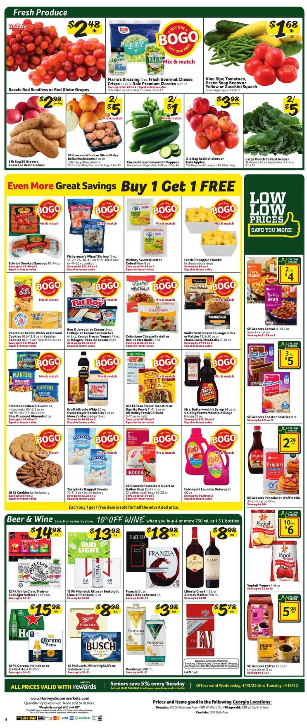 Harveys Supermarket EASTER AD 2022 Weekly Ad Circular - valid 04/13-04/19/2022 (Page 9)