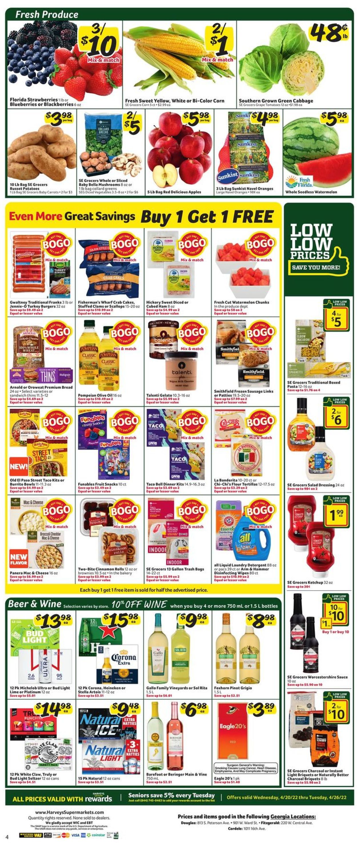 Harveys Supermarket Weekly Ad Circular - valid 04/20-04/26/2022 (Page 7)