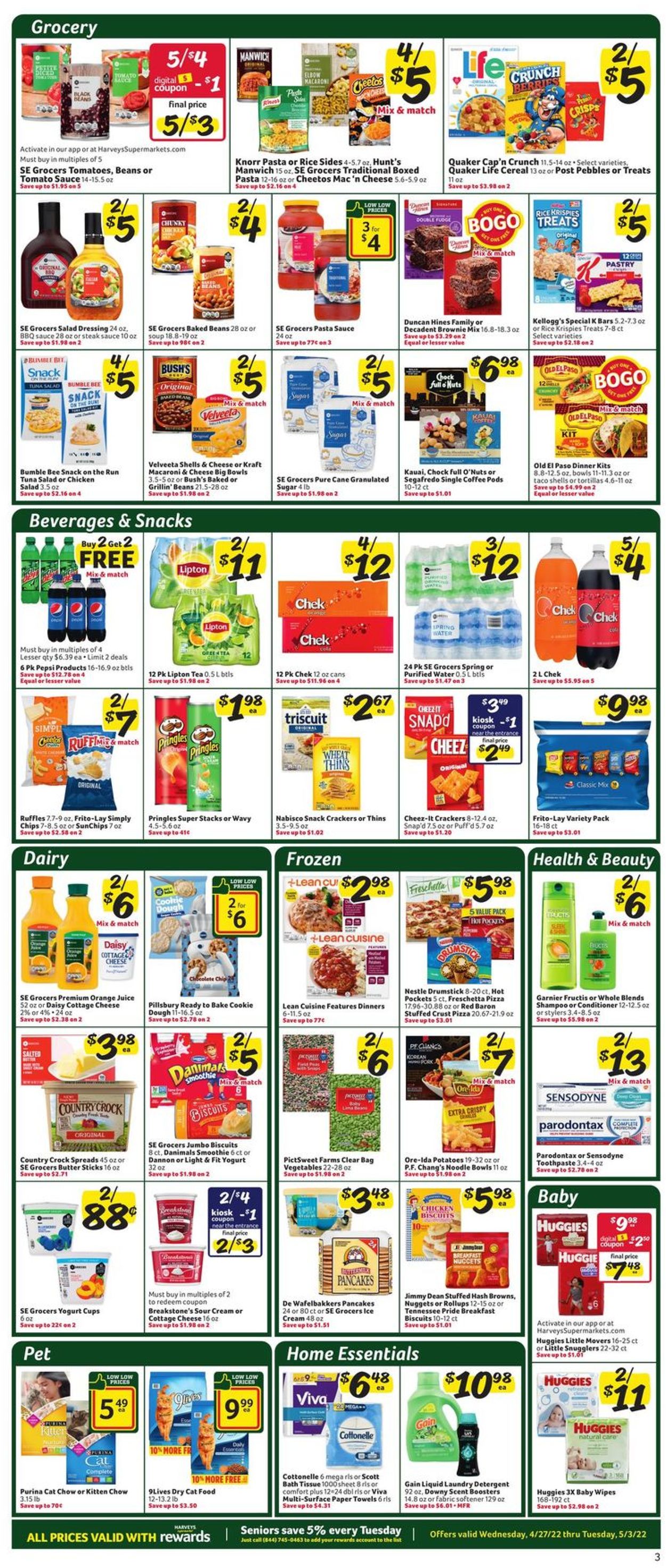 Harveys Supermarket Weekly Ad Circular - valid 04/27-05/03/2022 (Page 5)