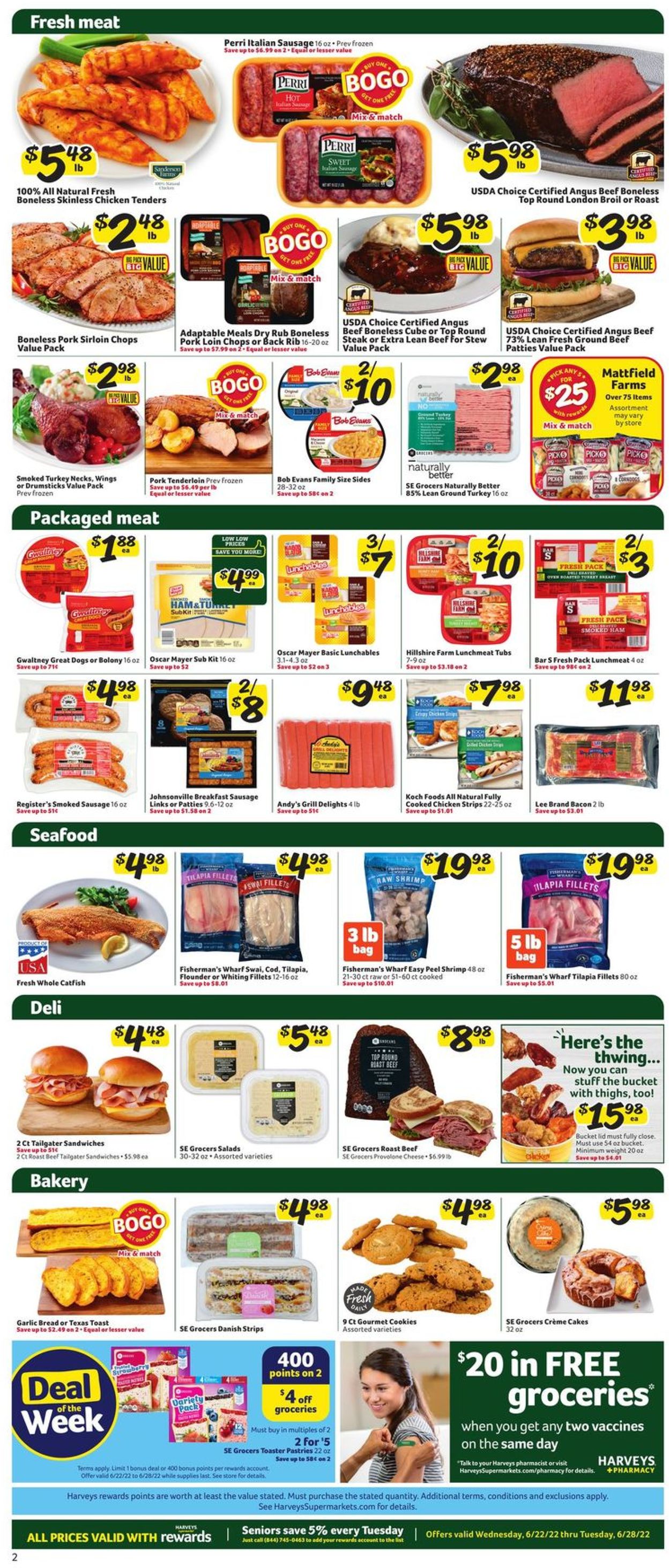 Harveys Supermarket Weekly Ad Circular - valid 06/22-06/28/2022 (Page 4)