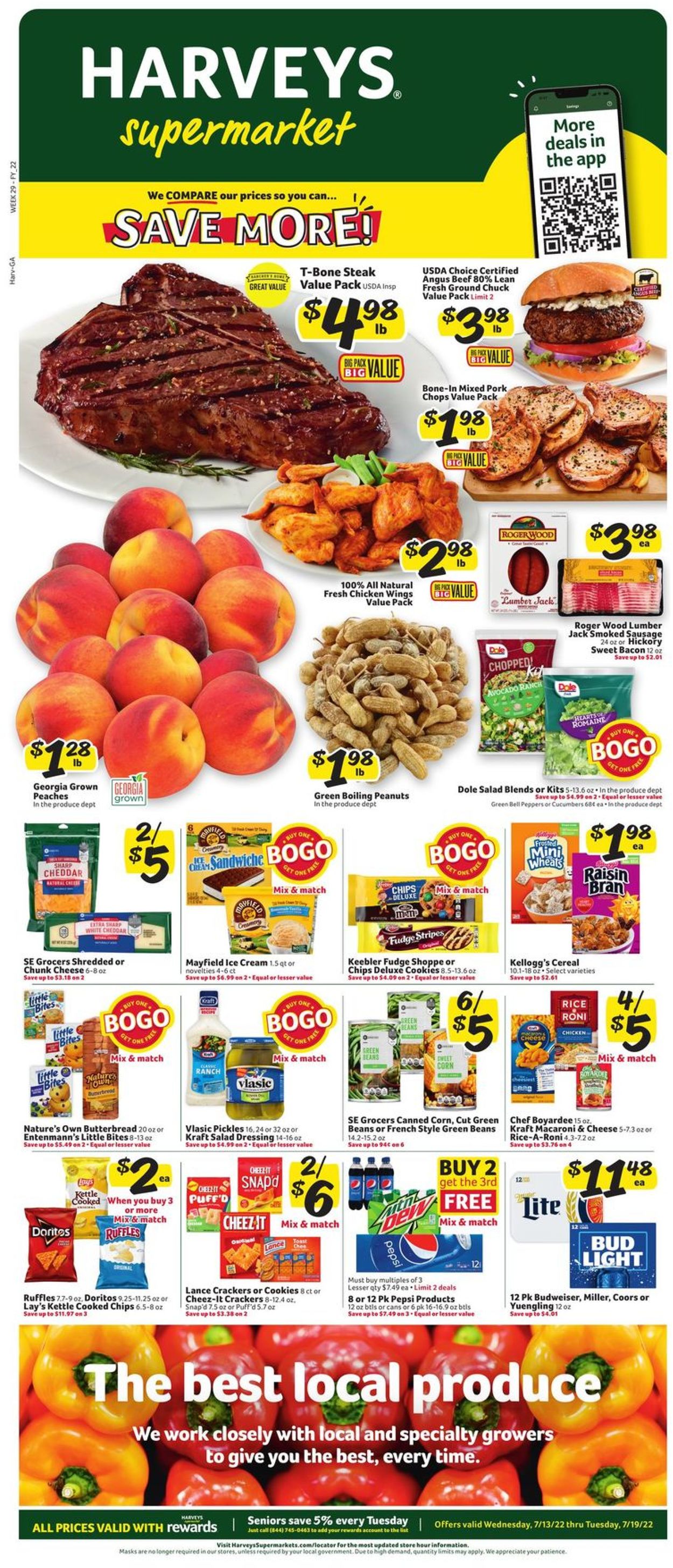 Harveys Supermarket Weekly Ad Circular - valid 07/13-07/19/2022