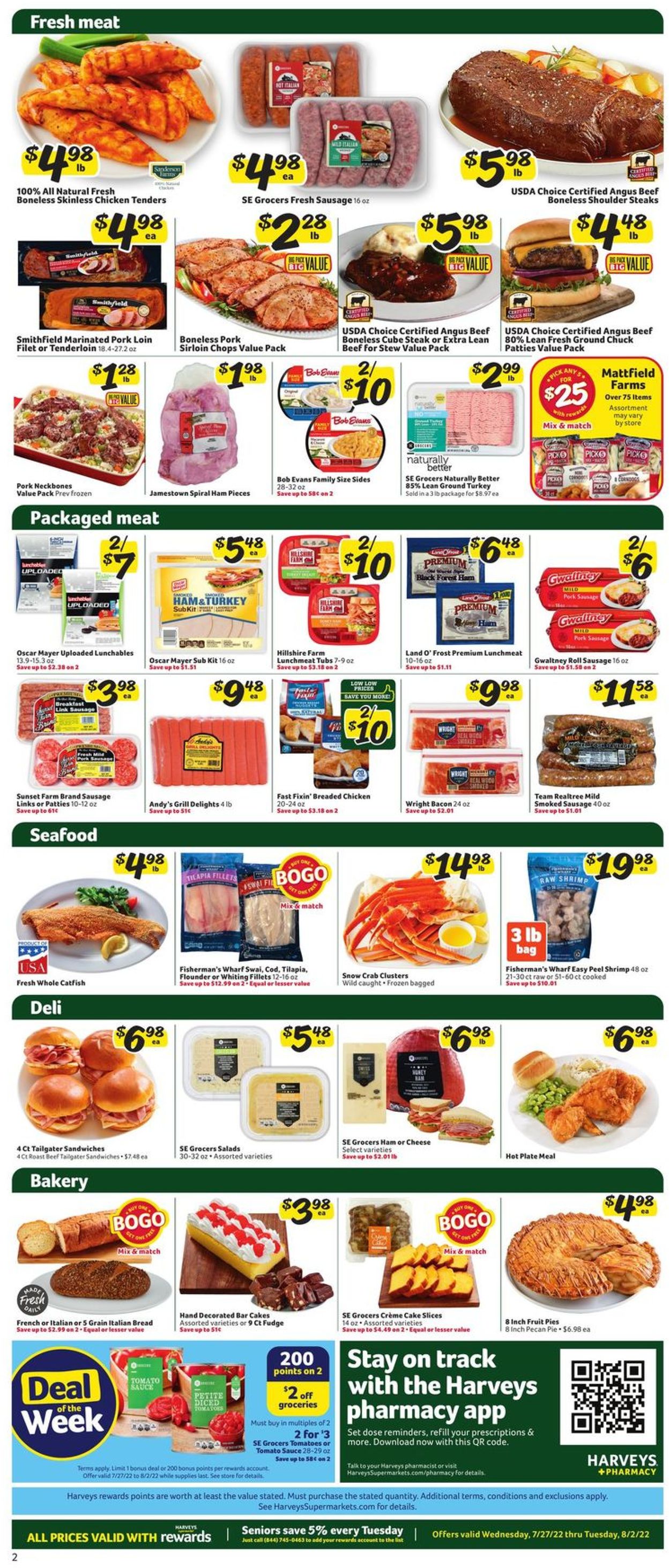 Harveys Supermarket Weekly Ad Circular - valid 07/27-08/02/2022 (Page 4)