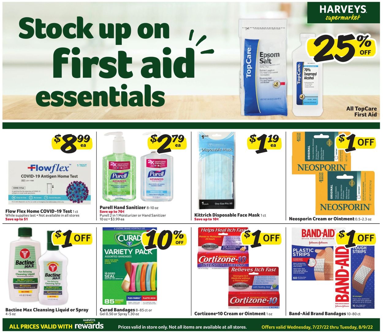 Harveys Supermarket Weekly Ad Circular - valid 07/27-08/09/2022 (Page 8)