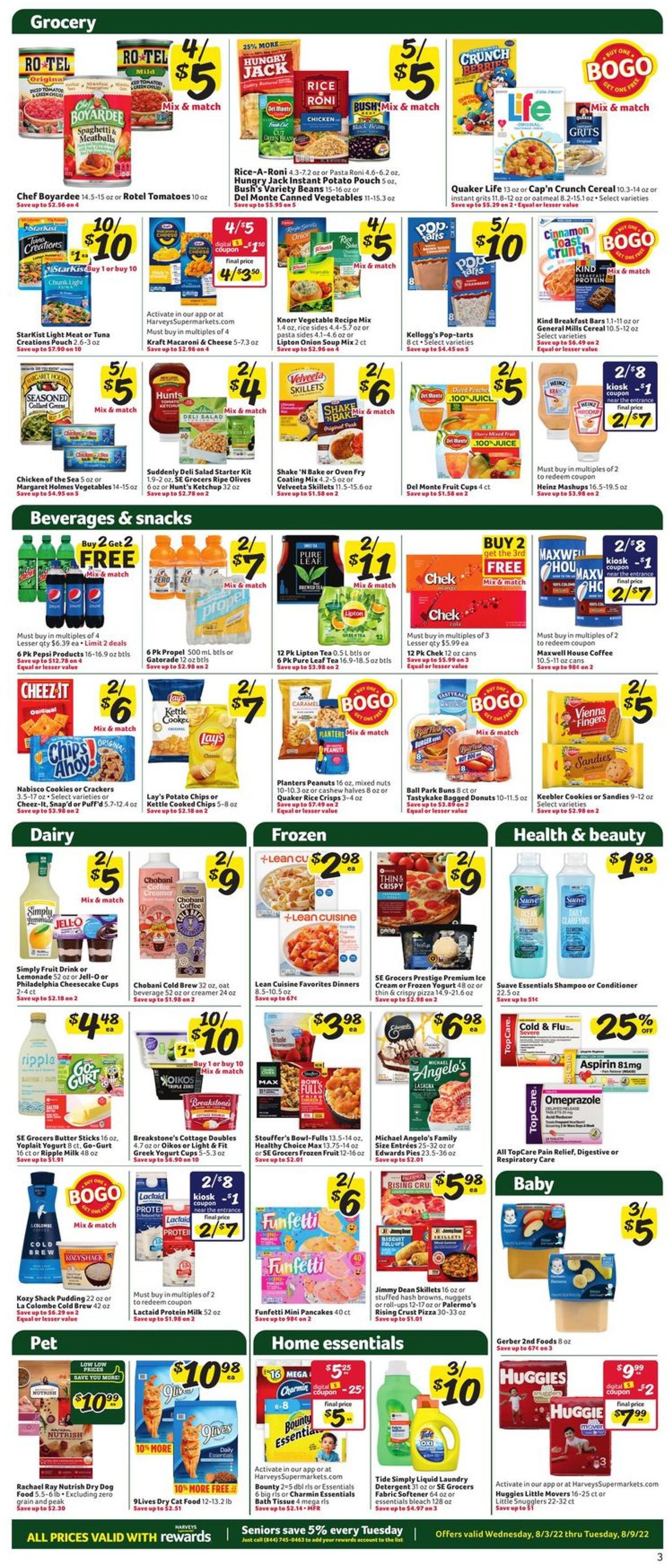 Harveys Supermarket Weekly Ad Circular - valid 08/03-08/09/2022 (Page 5)