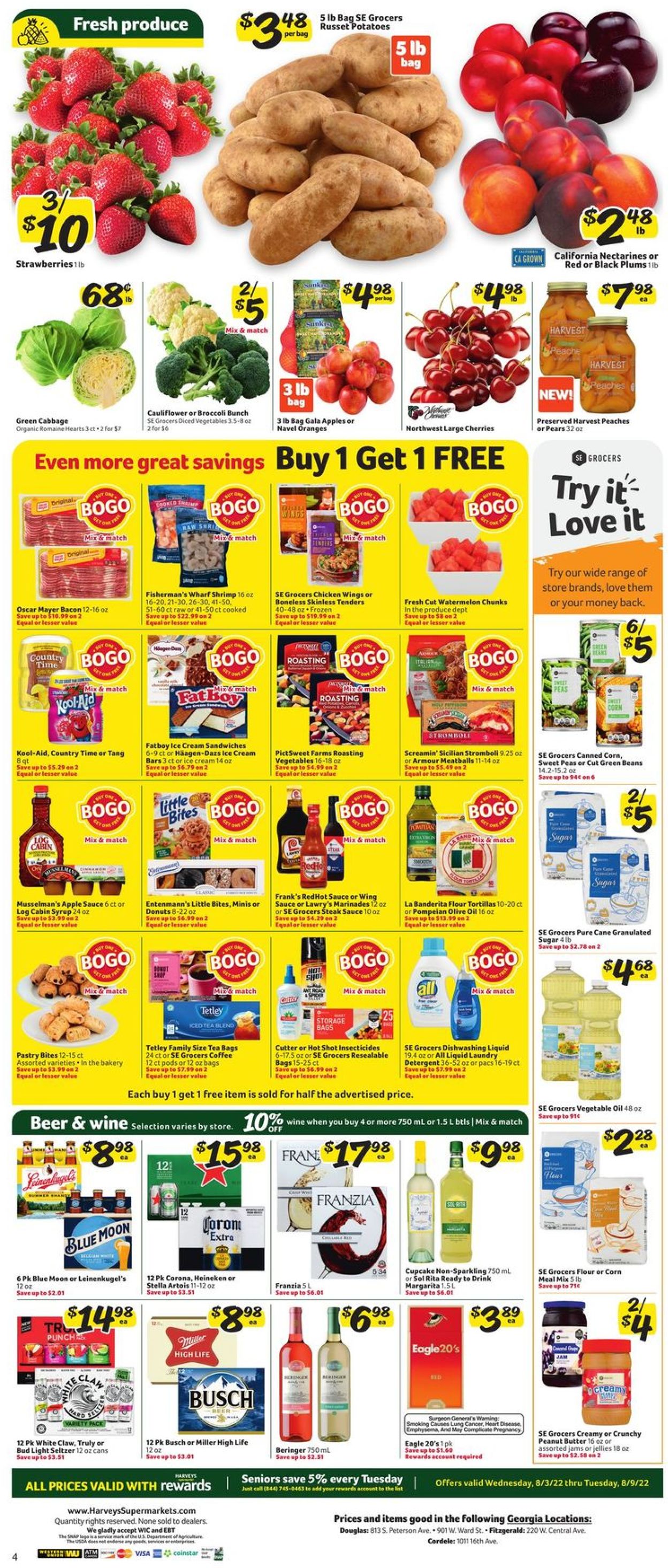 Harveys Supermarket Weekly Ad Circular - valid 08/03-08/09/2022 (Page 7)