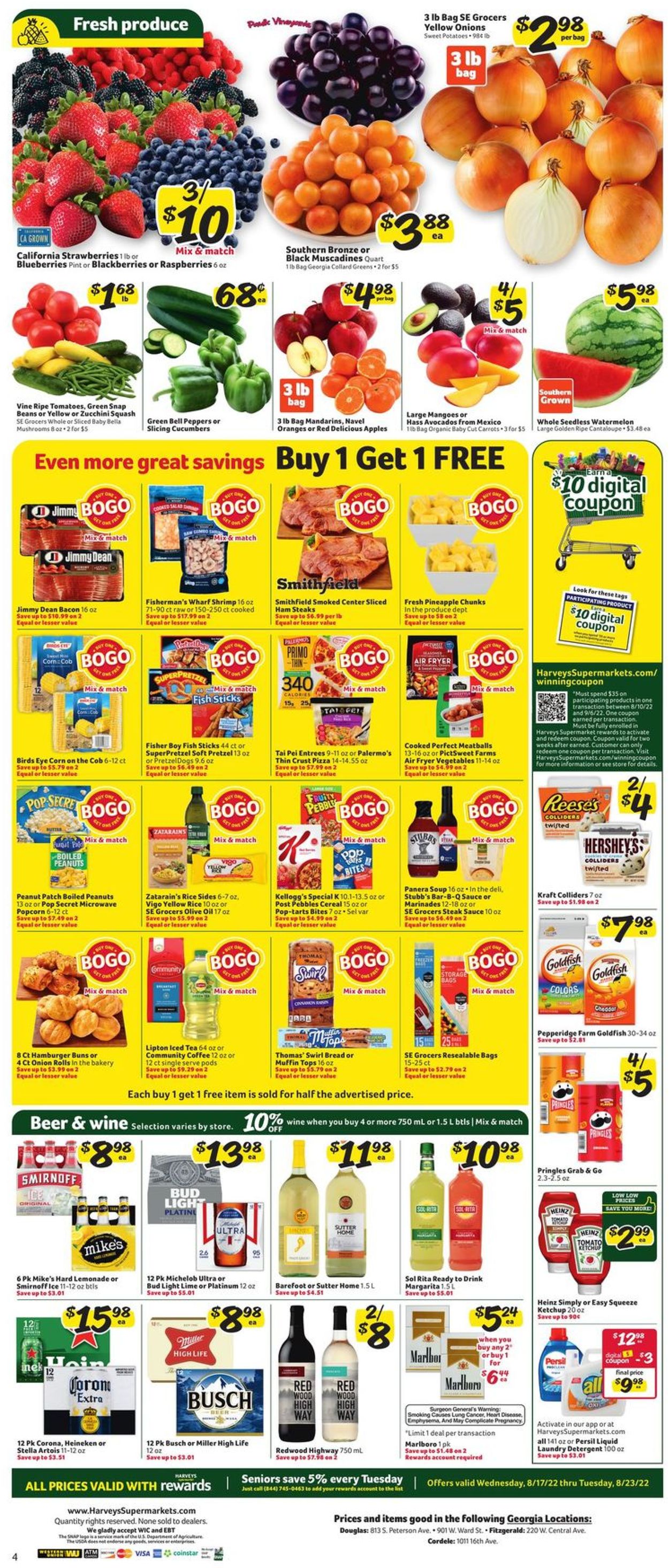 Harveys Supermarket Weekly Ad Circular - valid 08/17-08/23/2022 (Page 8)