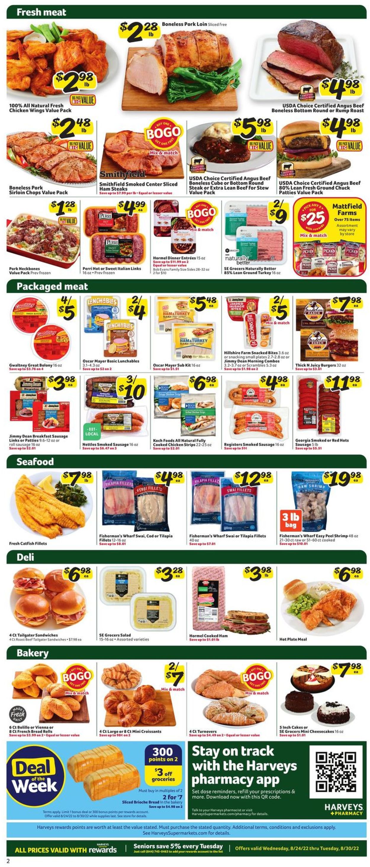 Harveys Supermarket Weekly Ad Circular - valid 08/24-08/30/2022 (Page 4)
