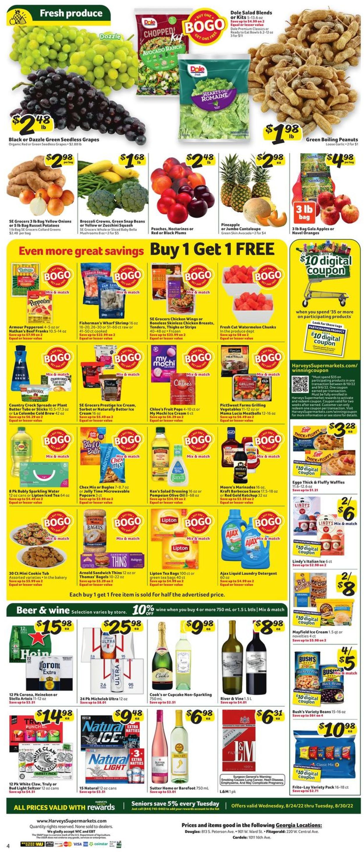 Harveys Supermarket Weekly Ad Circular - valid 08/24-08/30/2022 (Page 8)