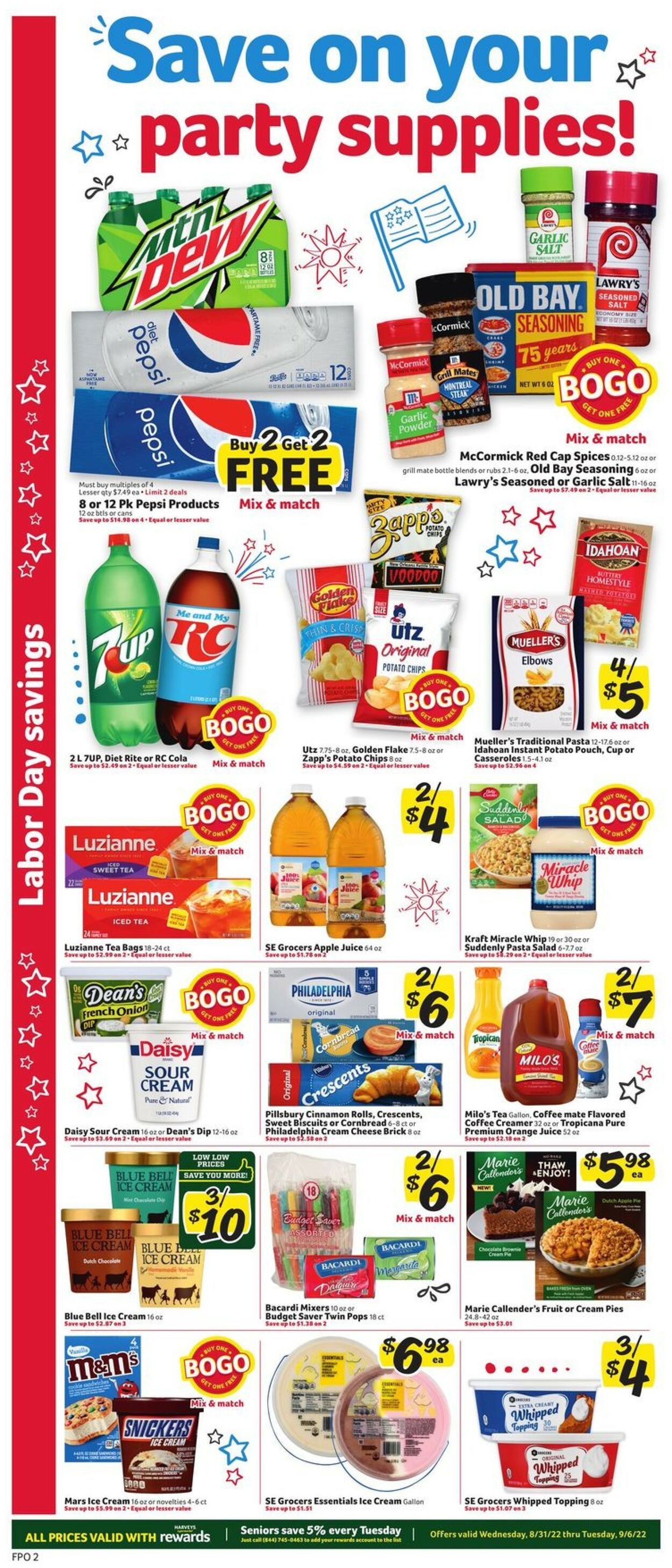 Harveys Supermarket Weekly Ad Circular - valid 08/31-09/06/2022 (Page 6)