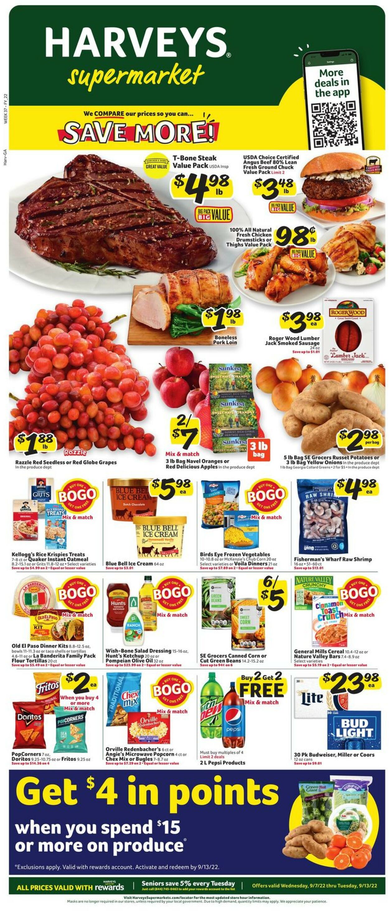 Harveys Supermarket Weekly Ad Circular - valid 09/07-09/13/2022