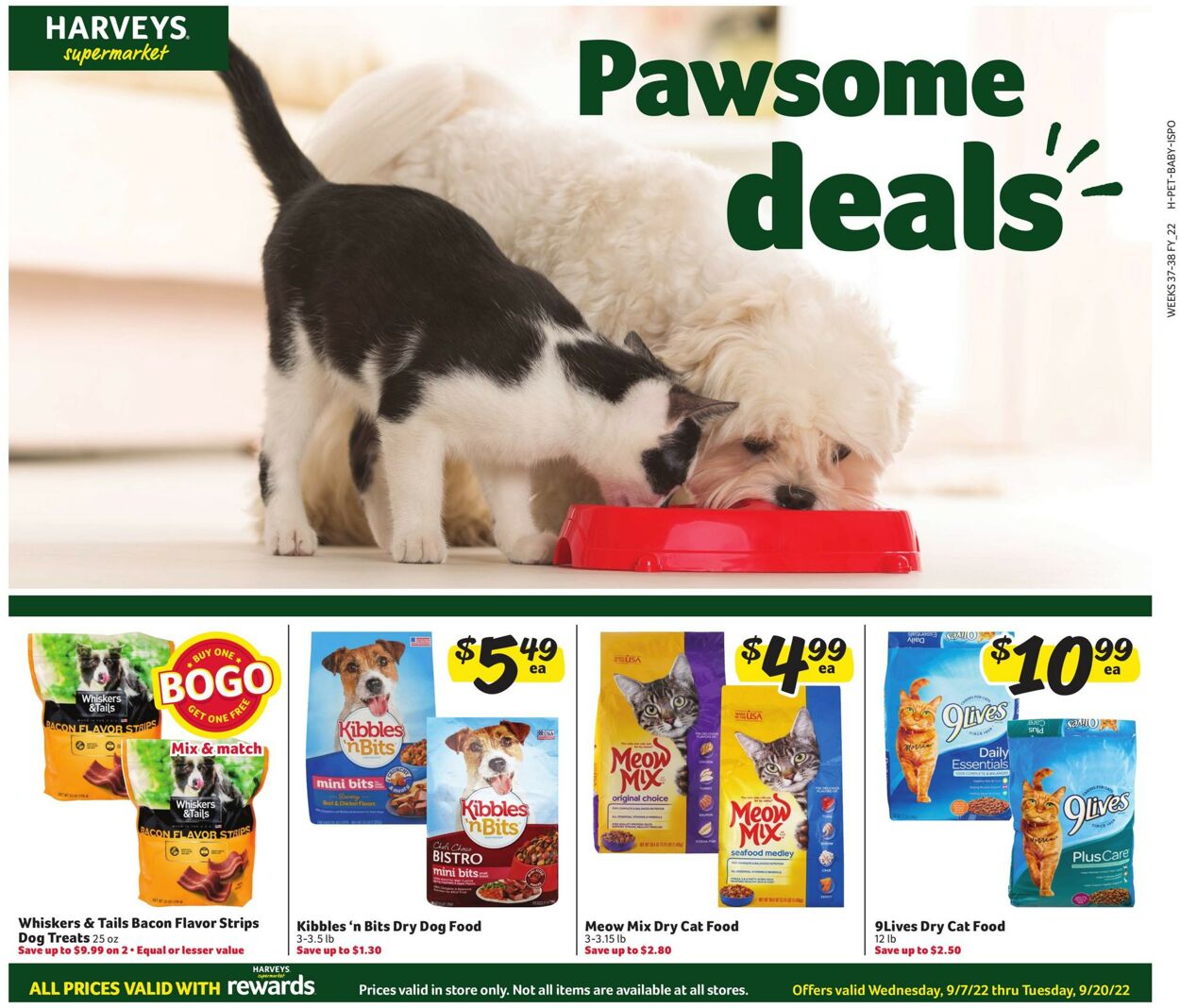 Harveys Supermarket Weekly Ad Circular - valid 09/07-09/20/2022