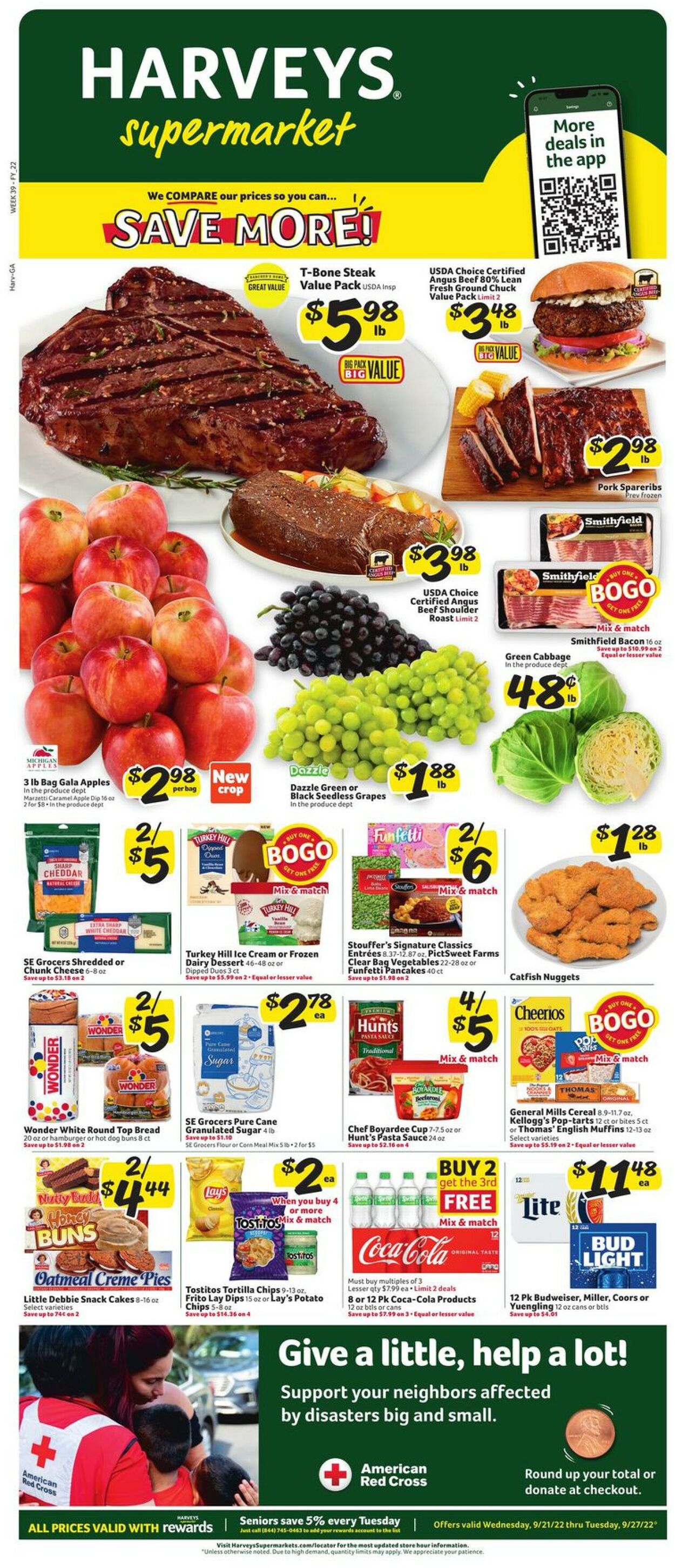 Harveys Supermarket Weekly Ad Circular - valid 09/21-09/27/2022