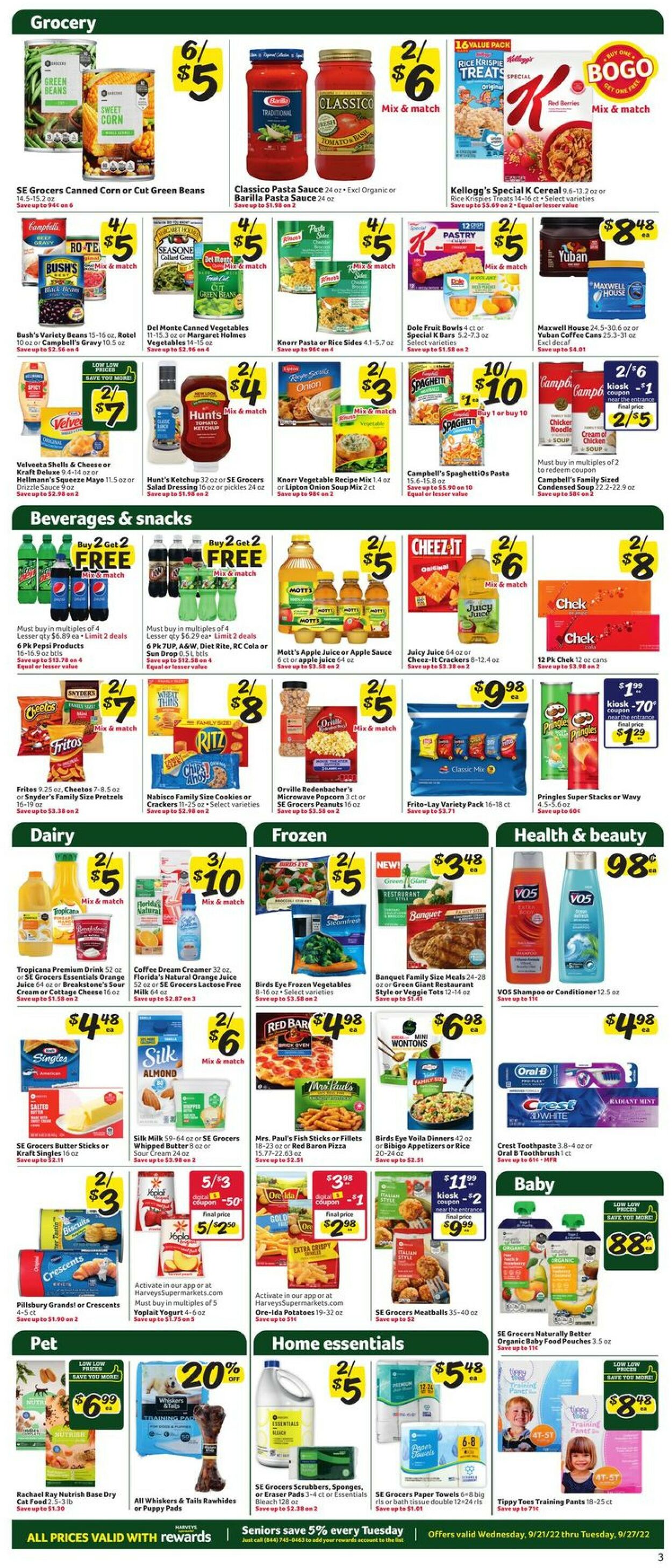 Harveys Supermarket Weekly Ad Circular - valid 09/21-09/27/2022 (Page 5)
