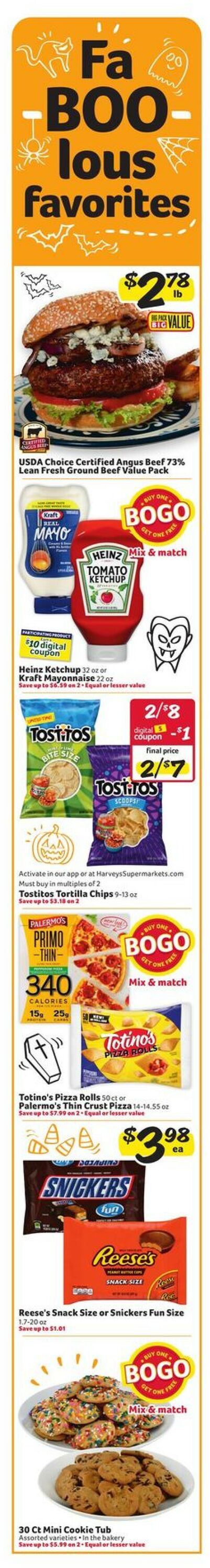 Harveys Supermarket Weekly Ad Circular - valid 10/26-11/01/2022 (Page 2)