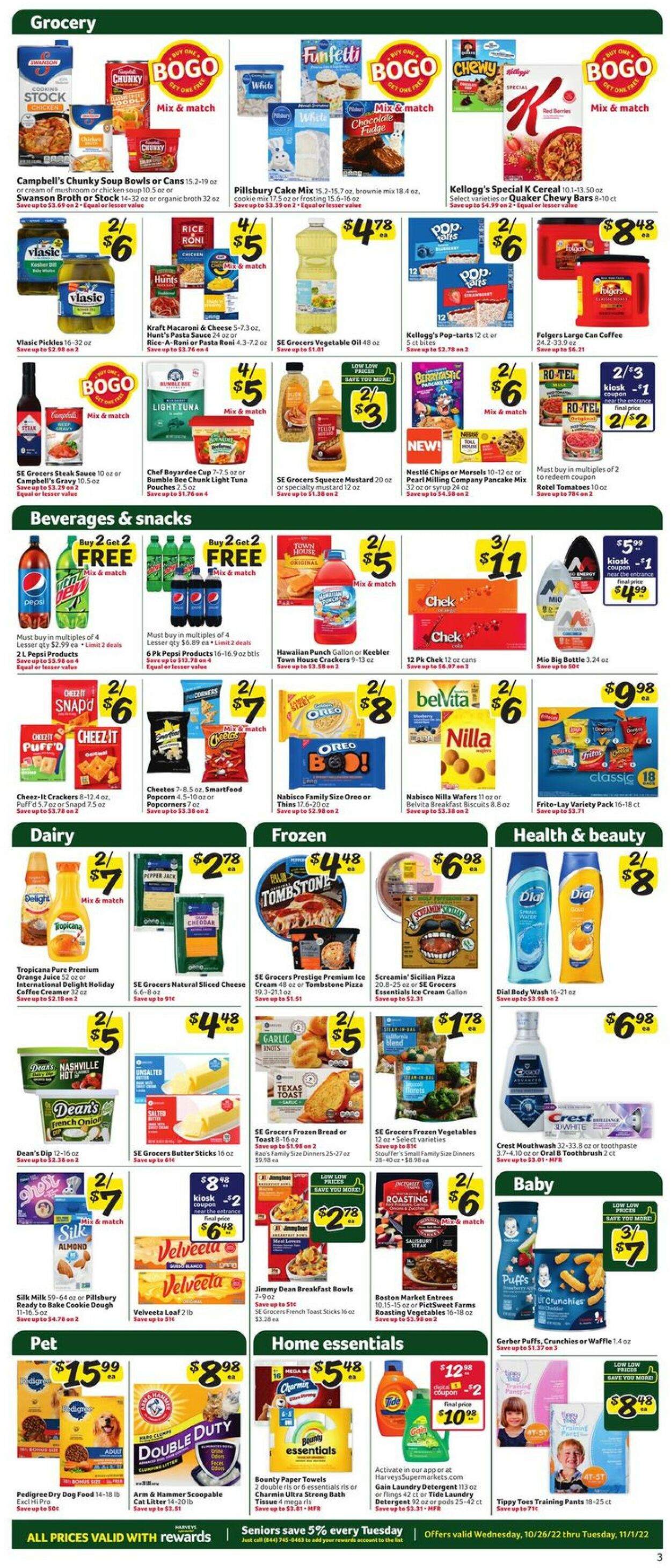 Harveys Supermarket Weekly Ad Circular - valid 10/26-11/01/2022 (Page 5)