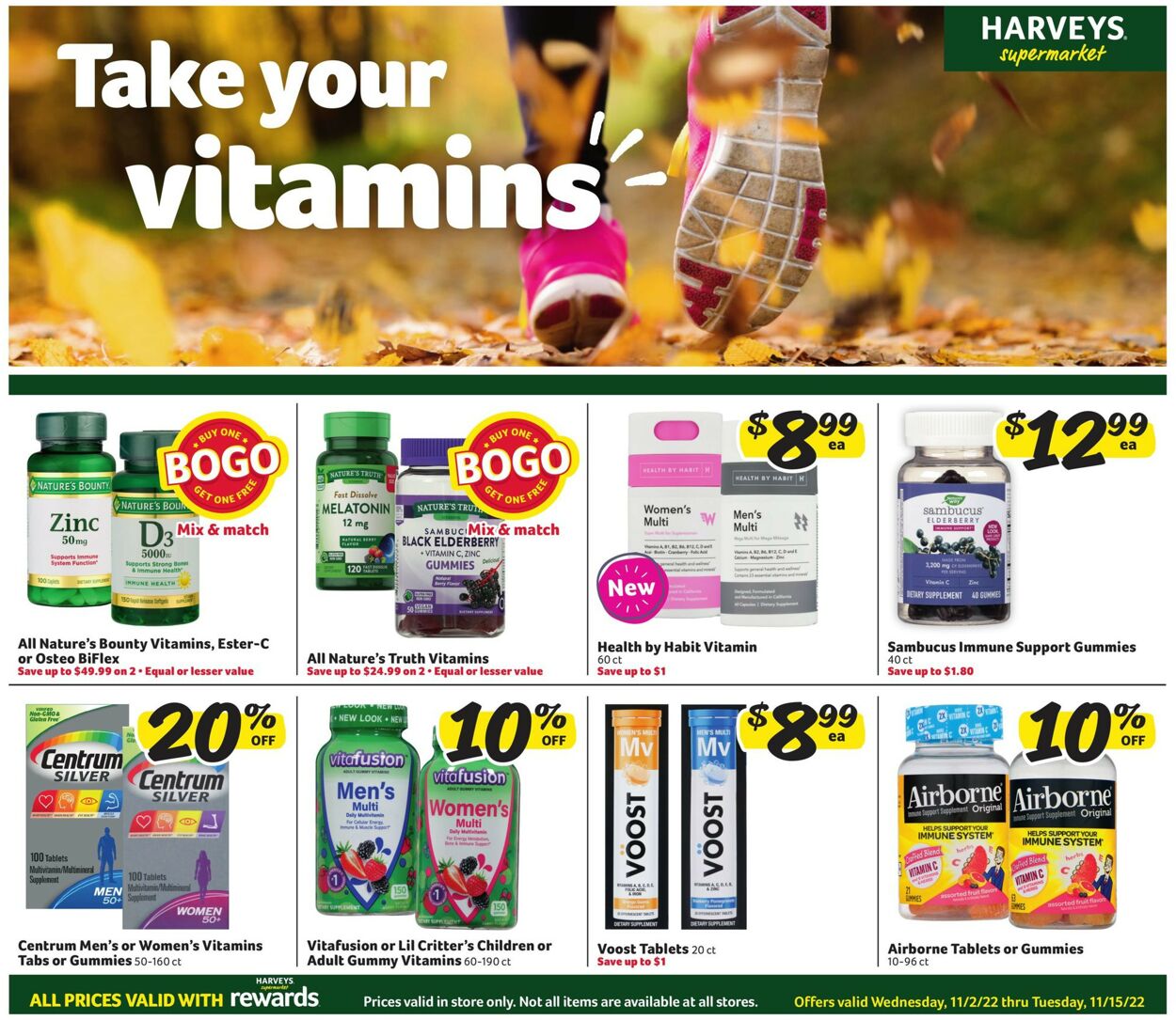 Harveys Supermarket Weekly Ad Circular - valid 11/02-11/15/2022 (Page 8)