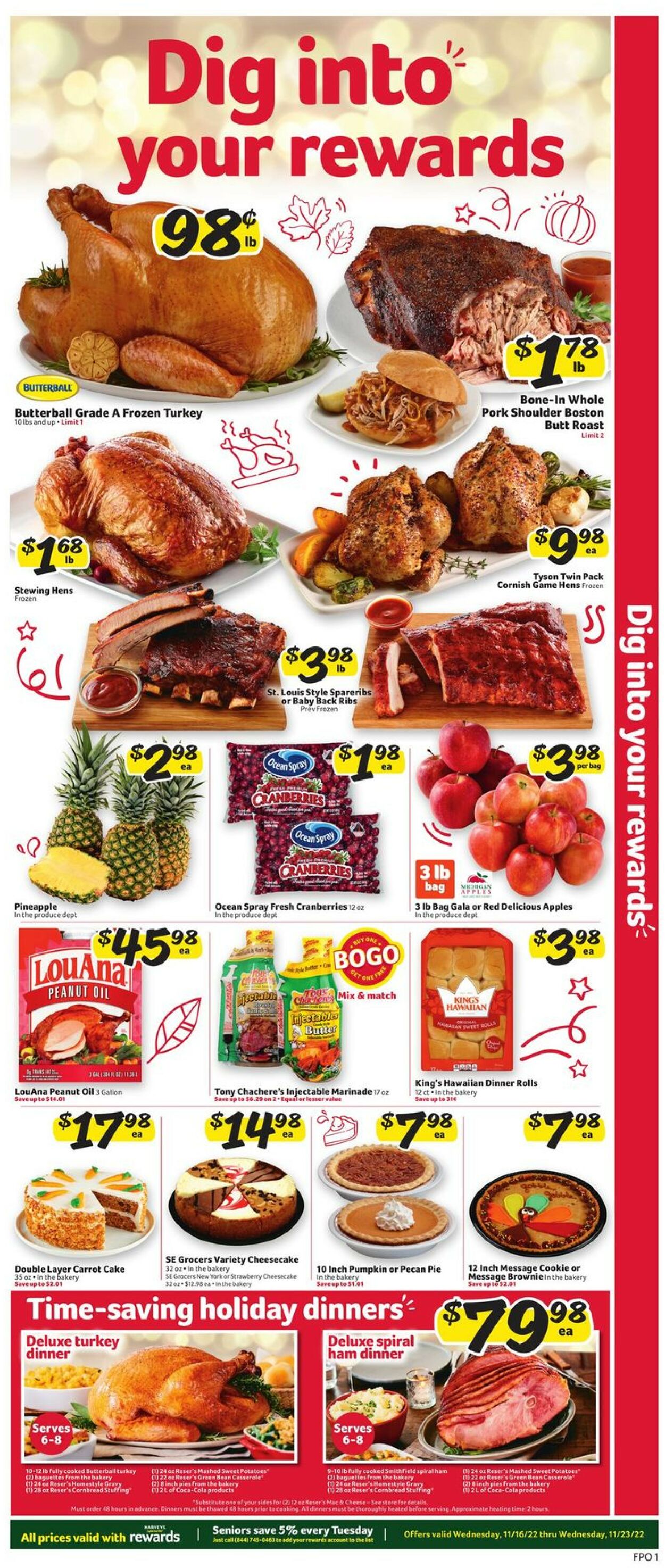 Harveys Supermarket Weekly Ad Circular - valid 11/16-11/22/2022 (Page 5)