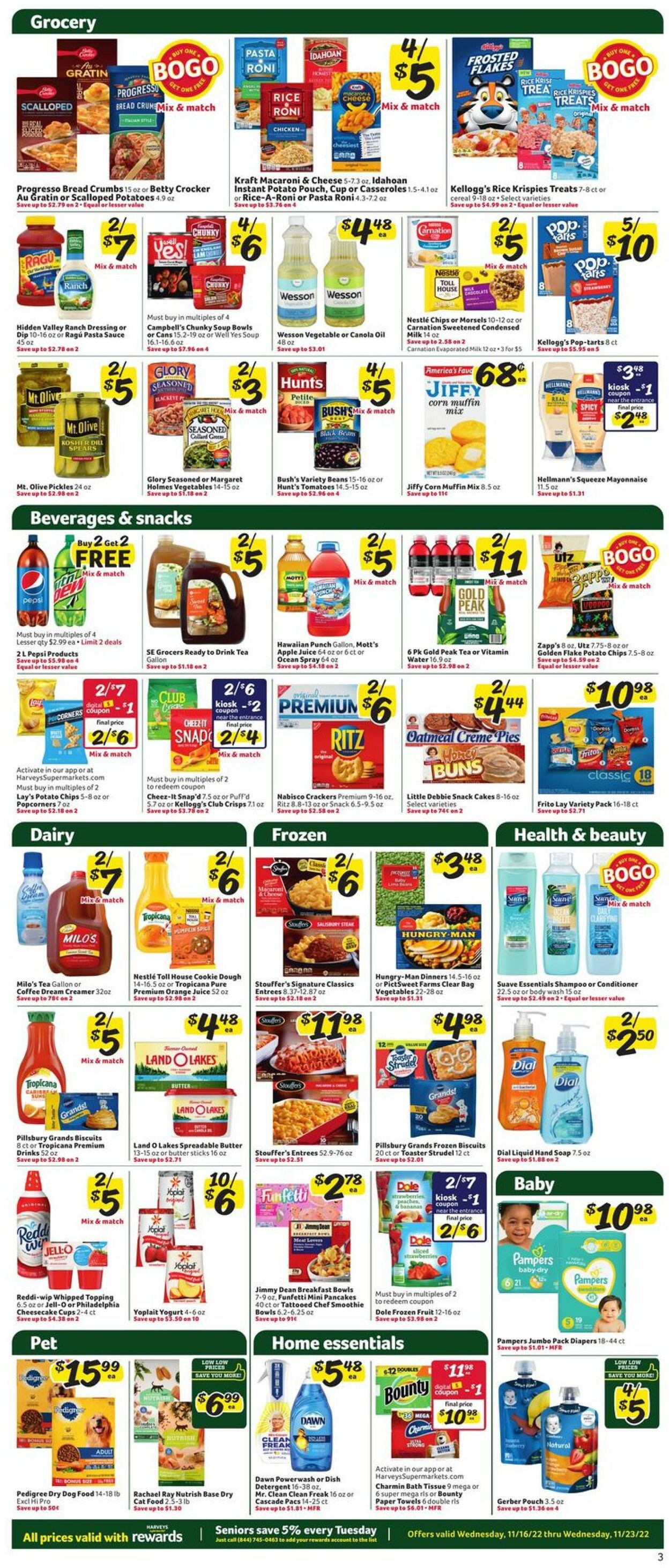 Harveys Supermarket Weekly Ad Circular - valid 11/16-11/22/2022 (Page 7)