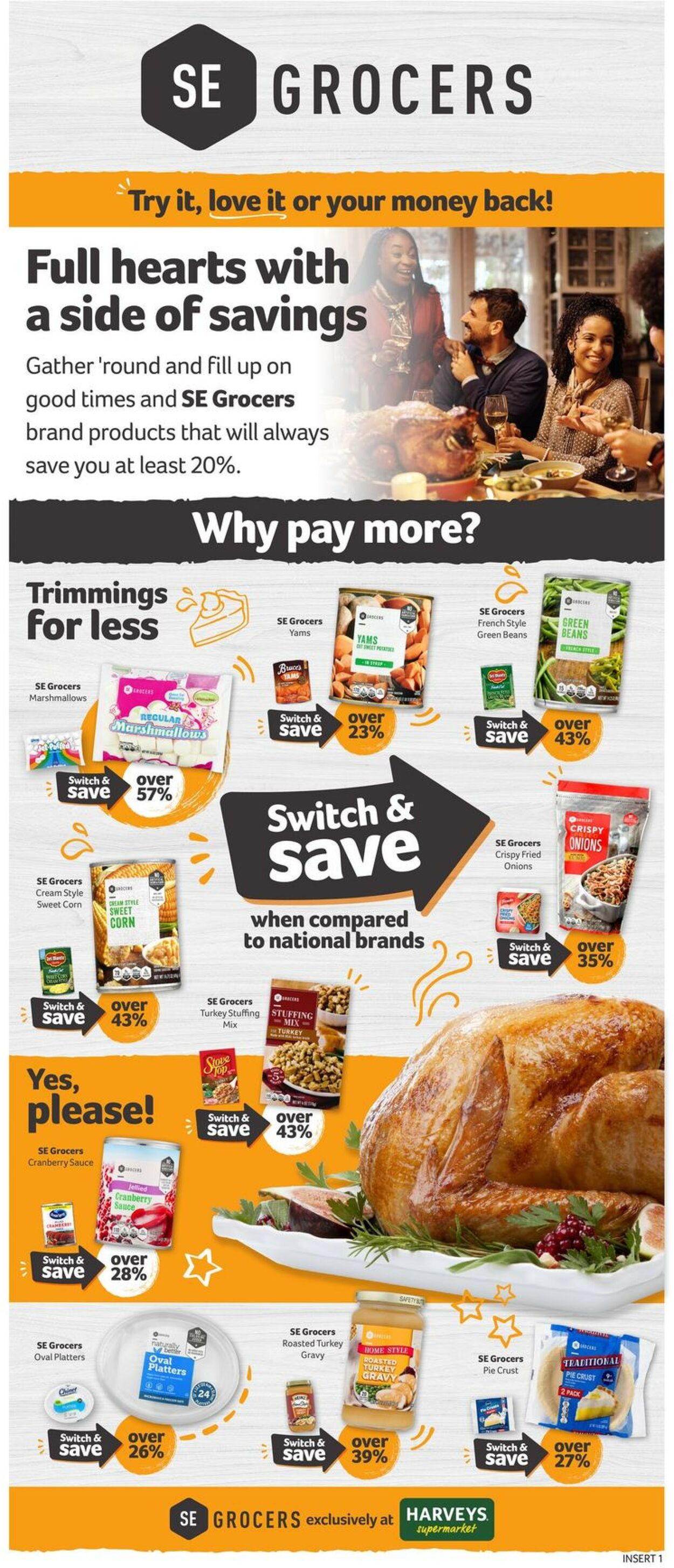 Harveys Supermarket Weekly Ad Circular - valid 11/16-11/22/2022 (Page 8)