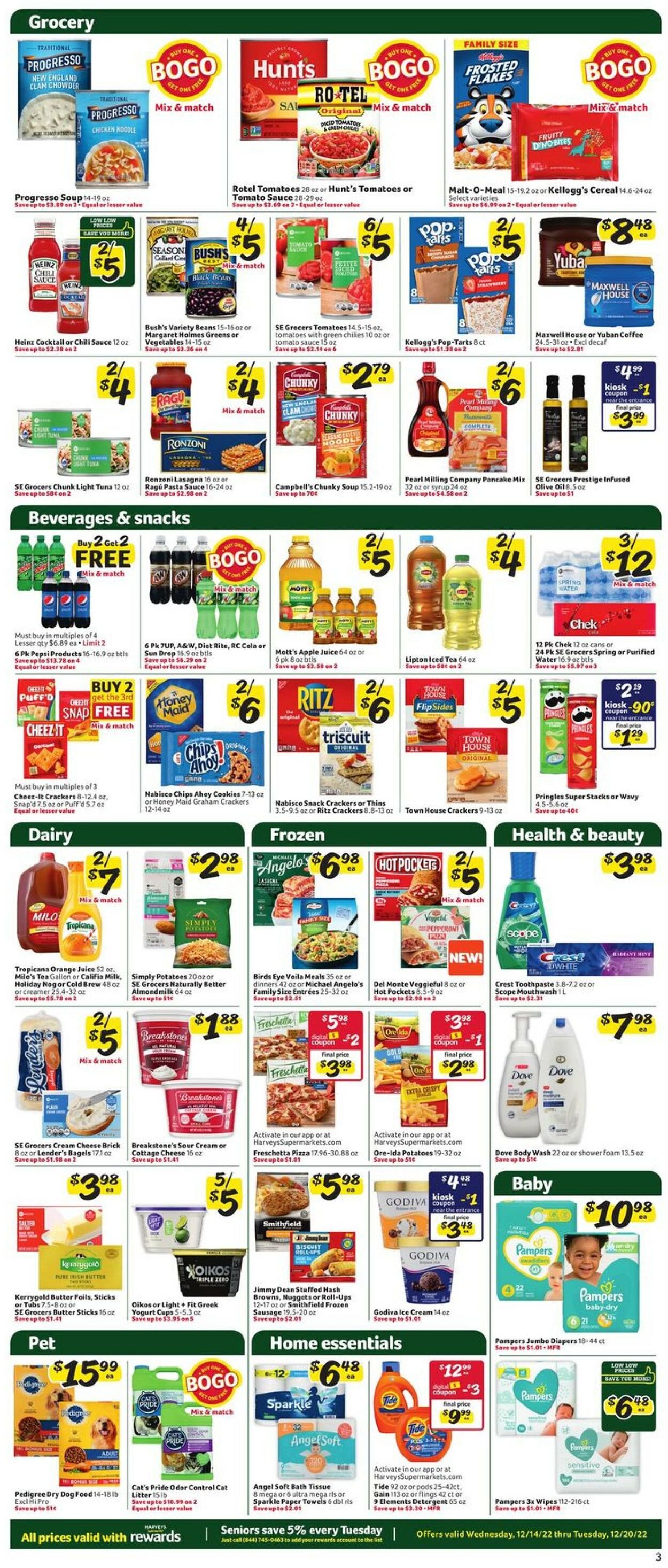 Harveys Supermarket Weekly Ad Circular - valid 12/14-12/20/2022 (Page 7)