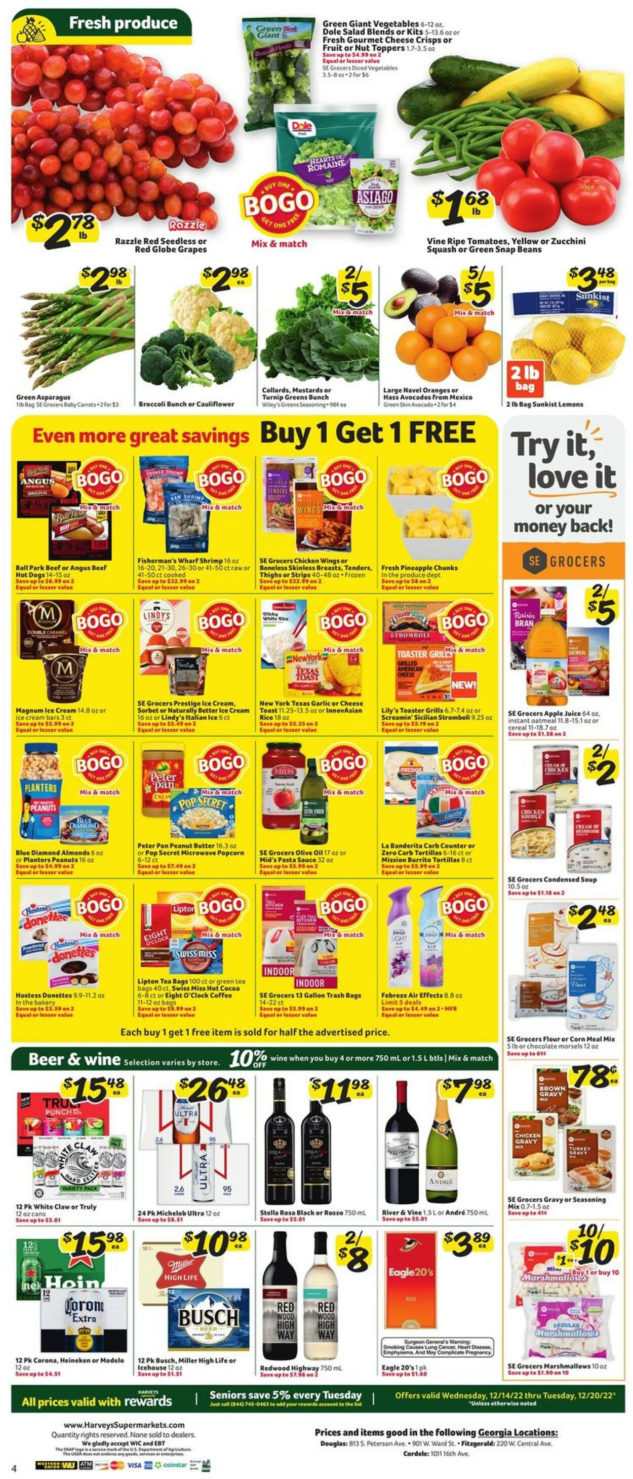 Harveys Supermarket Weekly Ad Circular - valid 12/14-12/20/2022 (Page 10)