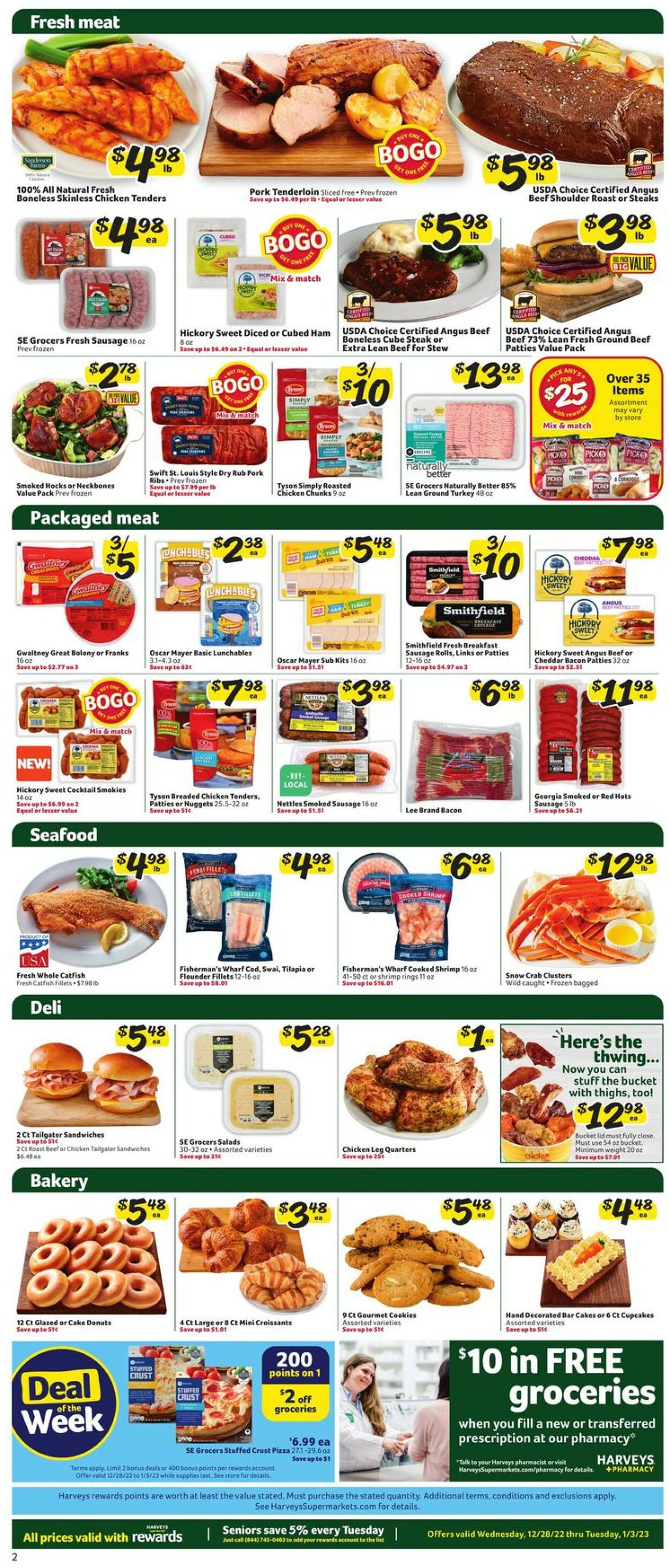 Harveys Supermarket Weekly Ad Circular - valid 12/28-01/03/2023 (Page 4)