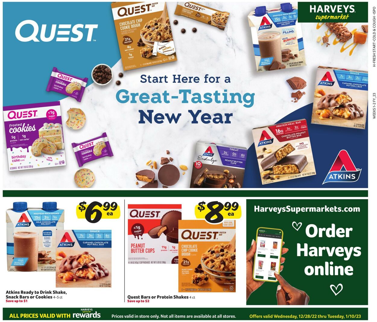 Harveys Supermarket Weekly Ad Circular - valid 12/28-01/10/2023