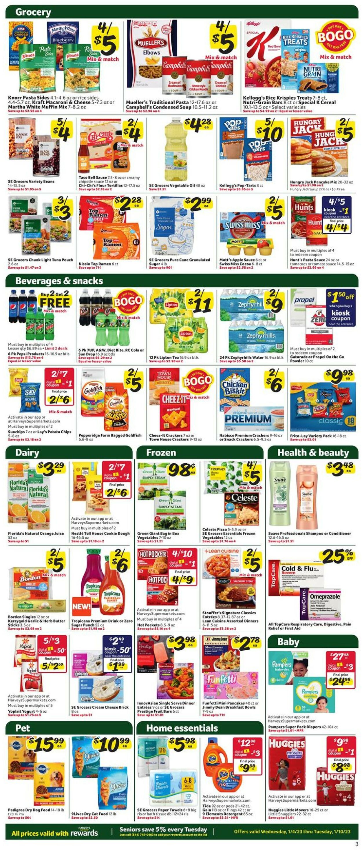 Harveys Supermarket Weekly Ad Circular - valid 01/04-01/10/2023 (Page 5)