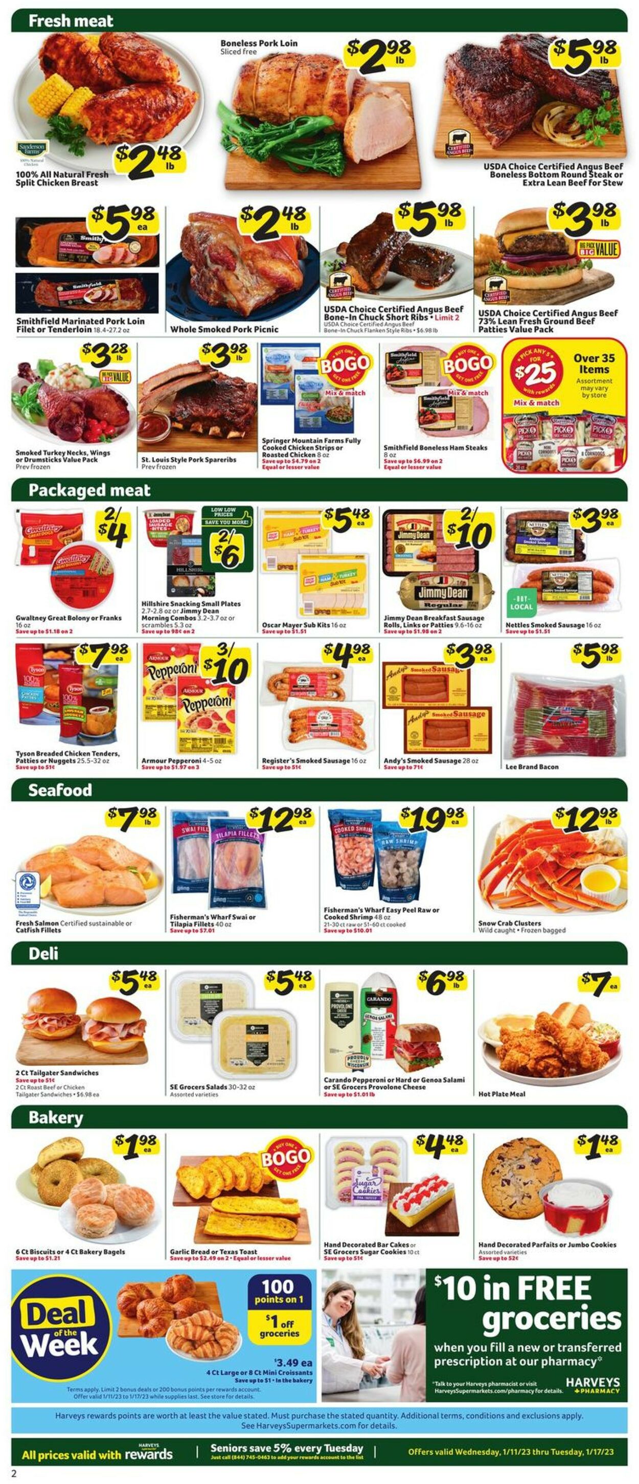 Harveys Supermarket Weekly Ad Circular - valid 01/11-01/17/2023 (Page 4)
